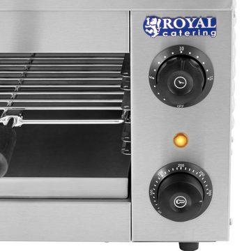 Royal Catering Elektrogrill Salamander Grill Ofen Backgrill Überbackgerät Backofen 2.000 W 50 -, 2000 W