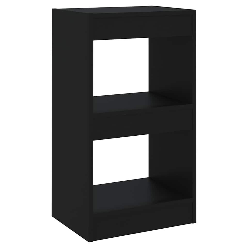 vidaXL Bücherregal Bücherregal/Raumteiler Schwarz 40x30x72 cm, 1-tlg.
