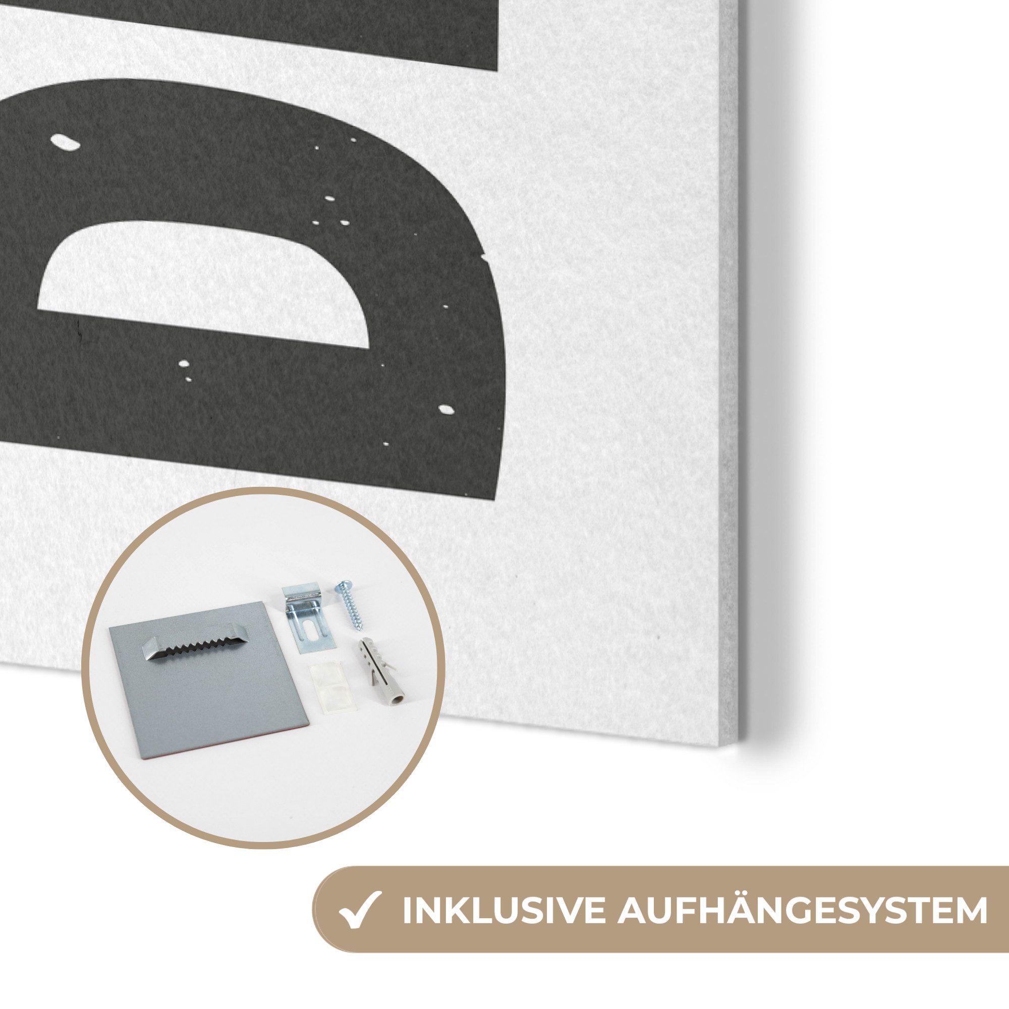 MuchoWow Gemälde Bier - Japandi - Dekoration - Schwarz, Fotodruck (1 St), Akustikpaneele, Wandpaneele, Schalldämmung, Akustikbilder 30x40 cm