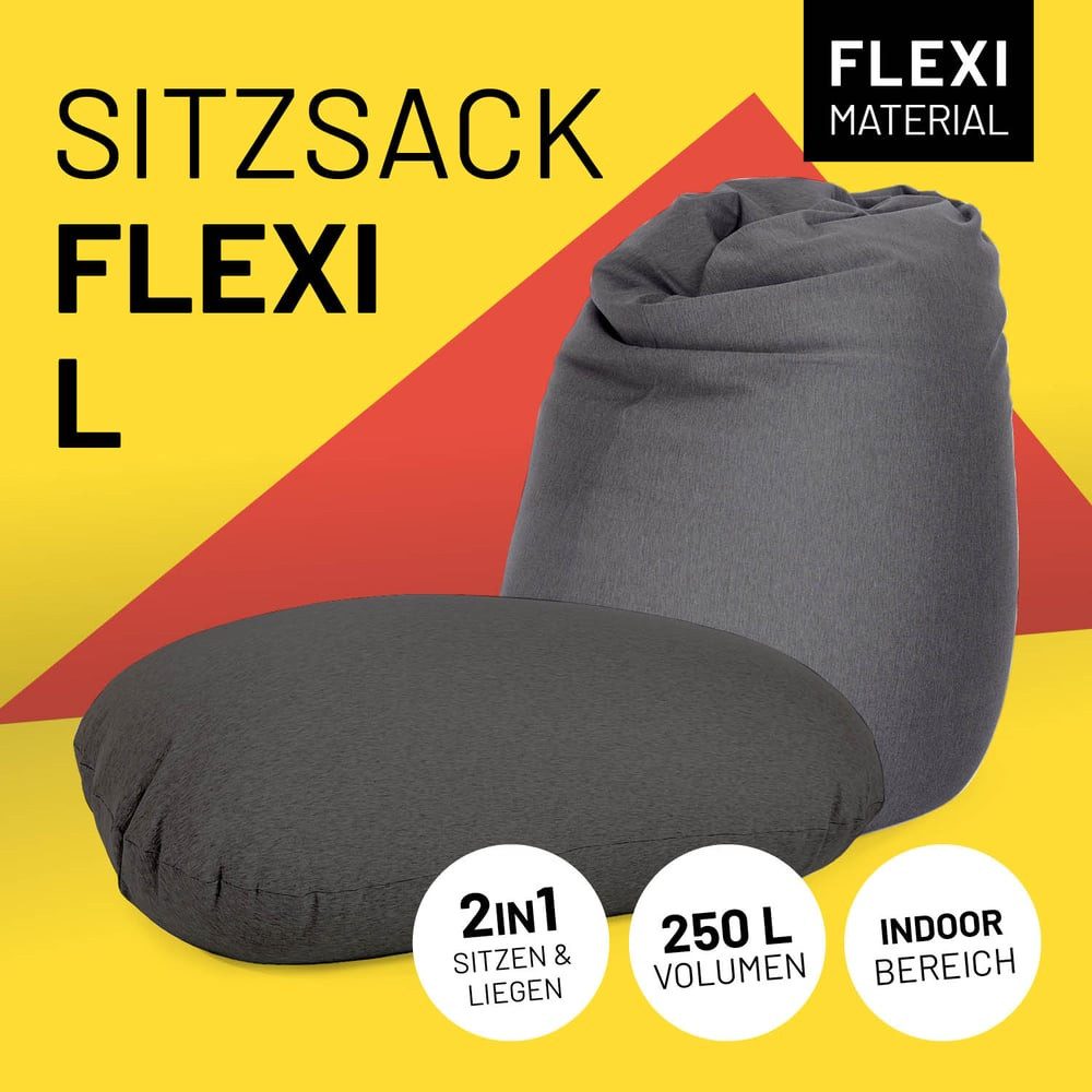 Lumaland Sitzsack Flexi Comfort, Bodenkissen Lounge günstig online kaufen