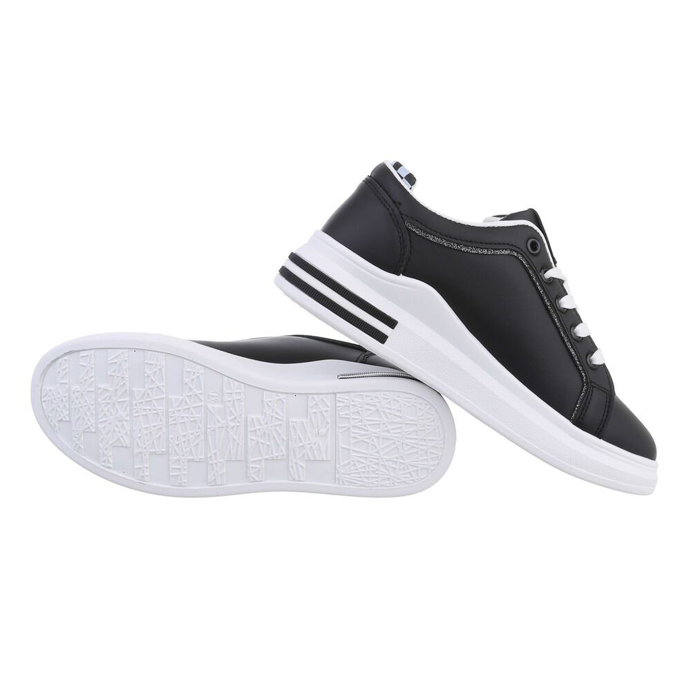 Ital-Design Damen Low-Top Freizeit Sneaker Keilabsatz/Wedge günstig online kaufen