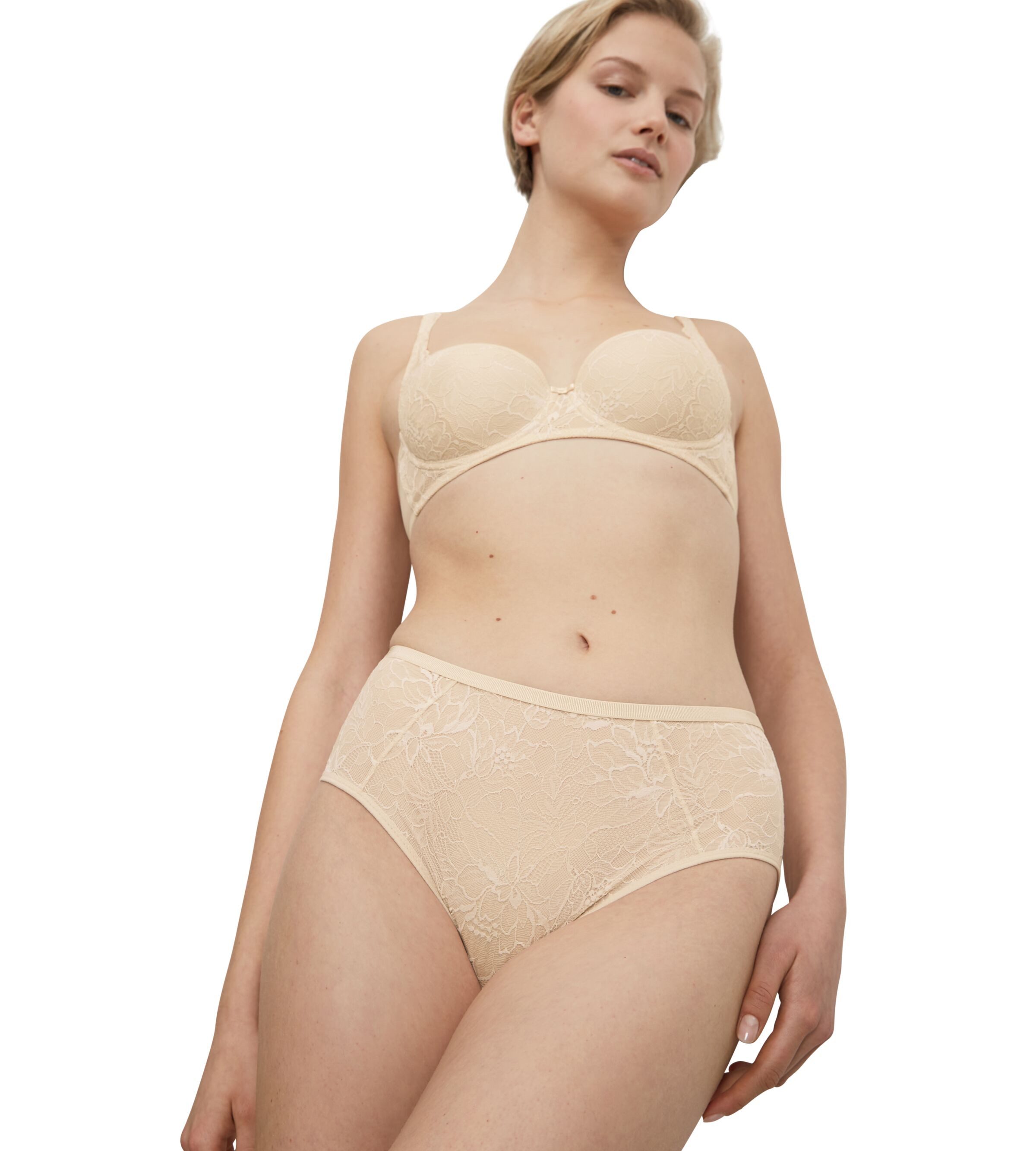 Triumph Shapingslip Amourette Charm Stretch-Spitze, hüftig geschnitten, leicht formend