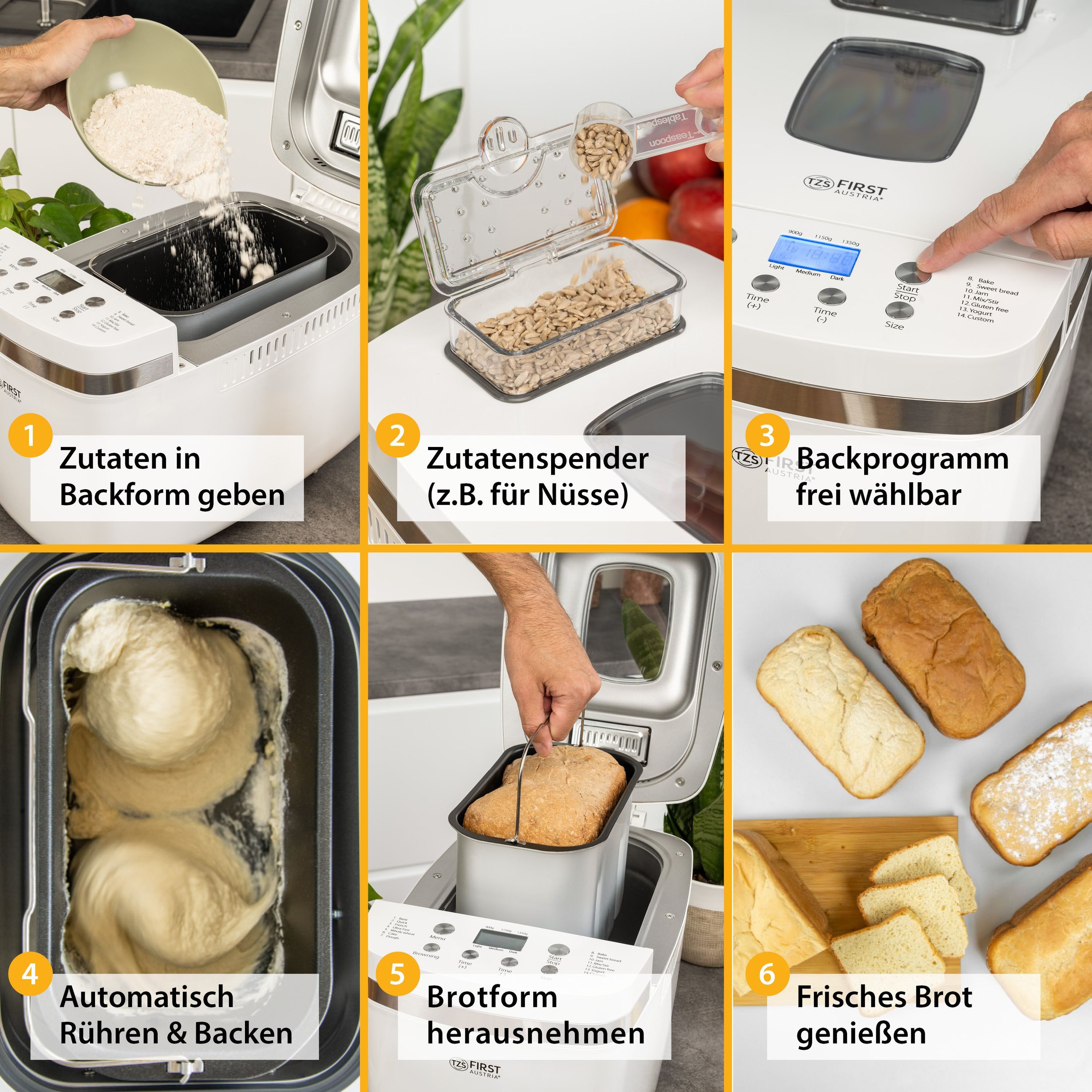 TZS First Austria Brotbackautomat - Bild 5