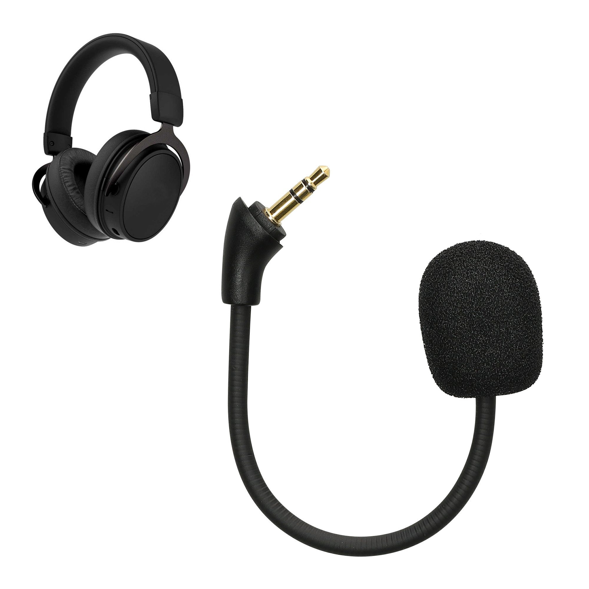 Cloud Gaming-Headset HyperX Microphone) Kopfhörer Mix kwmobile Zubehör für (Headset Kingston Mikrofon Ersatz
