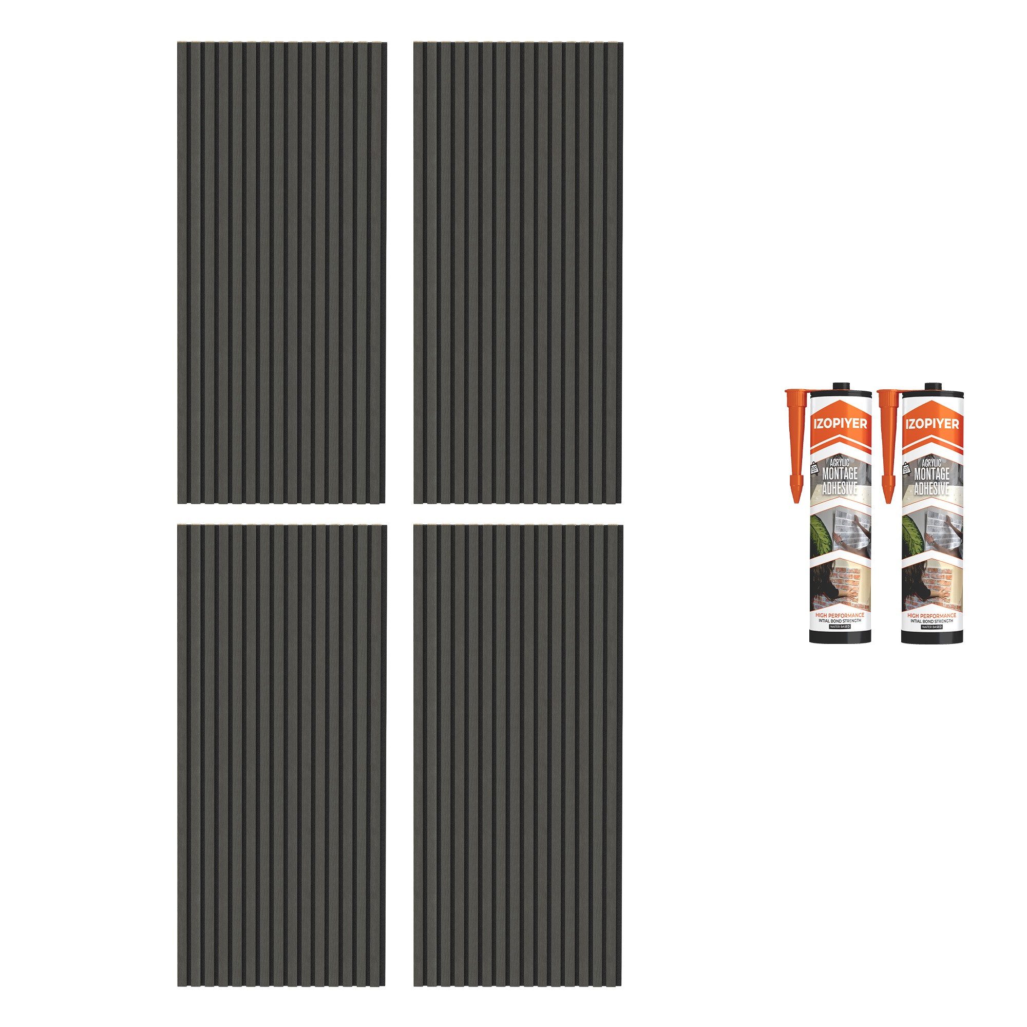 IZODEKOR 3D Wandpaneel IZODEKOR 3D Wandpaneele Holz Schalldämmung, Akustikpaneele