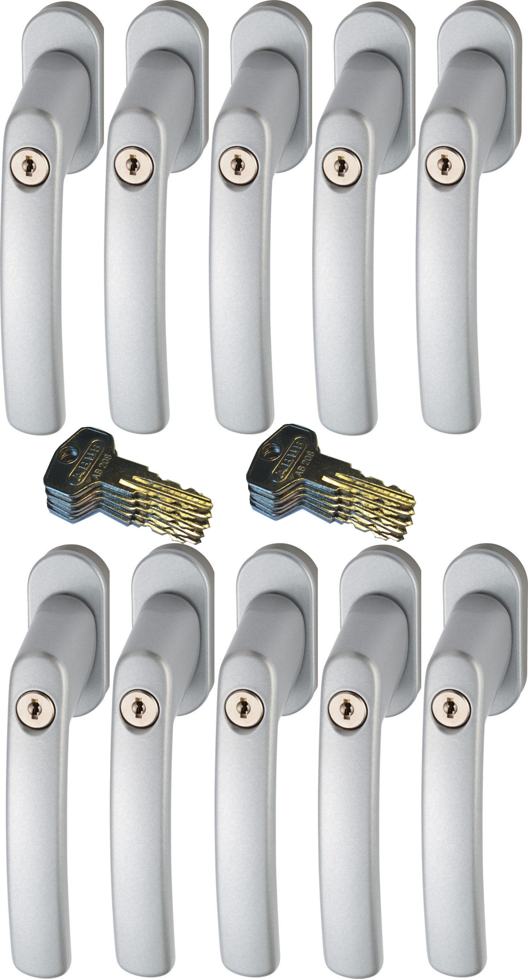 ABUS Fenstergriff ABUS FG200 Weiß, Braun, günstig online kaufen