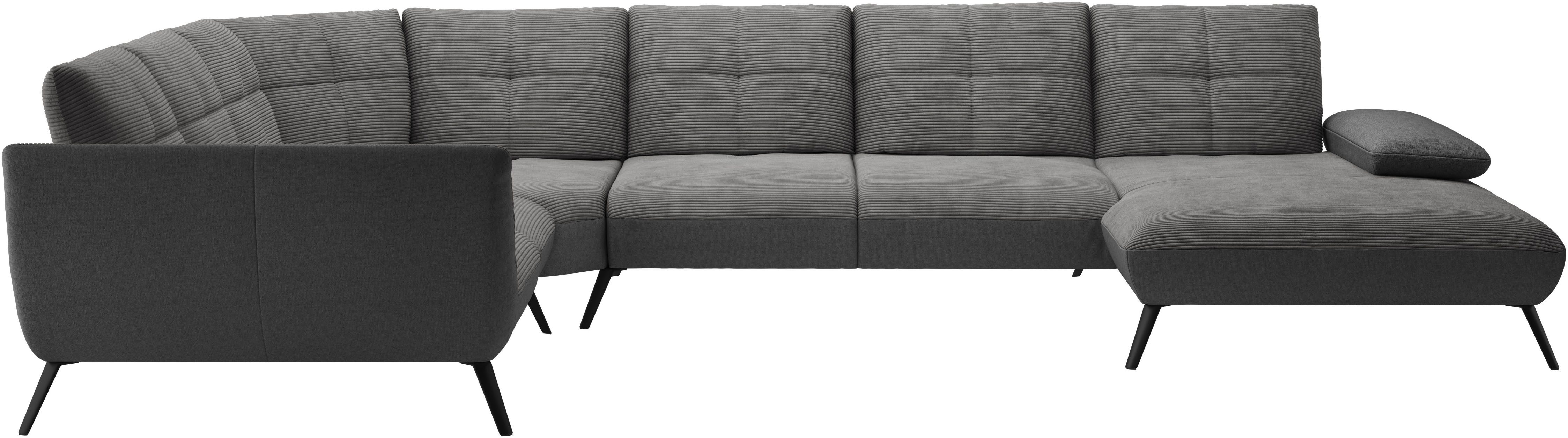 OTTO home Wohnlandschaft Mikado U-Form, inkl. Sitztiefenverstellung und Armteilverstellung