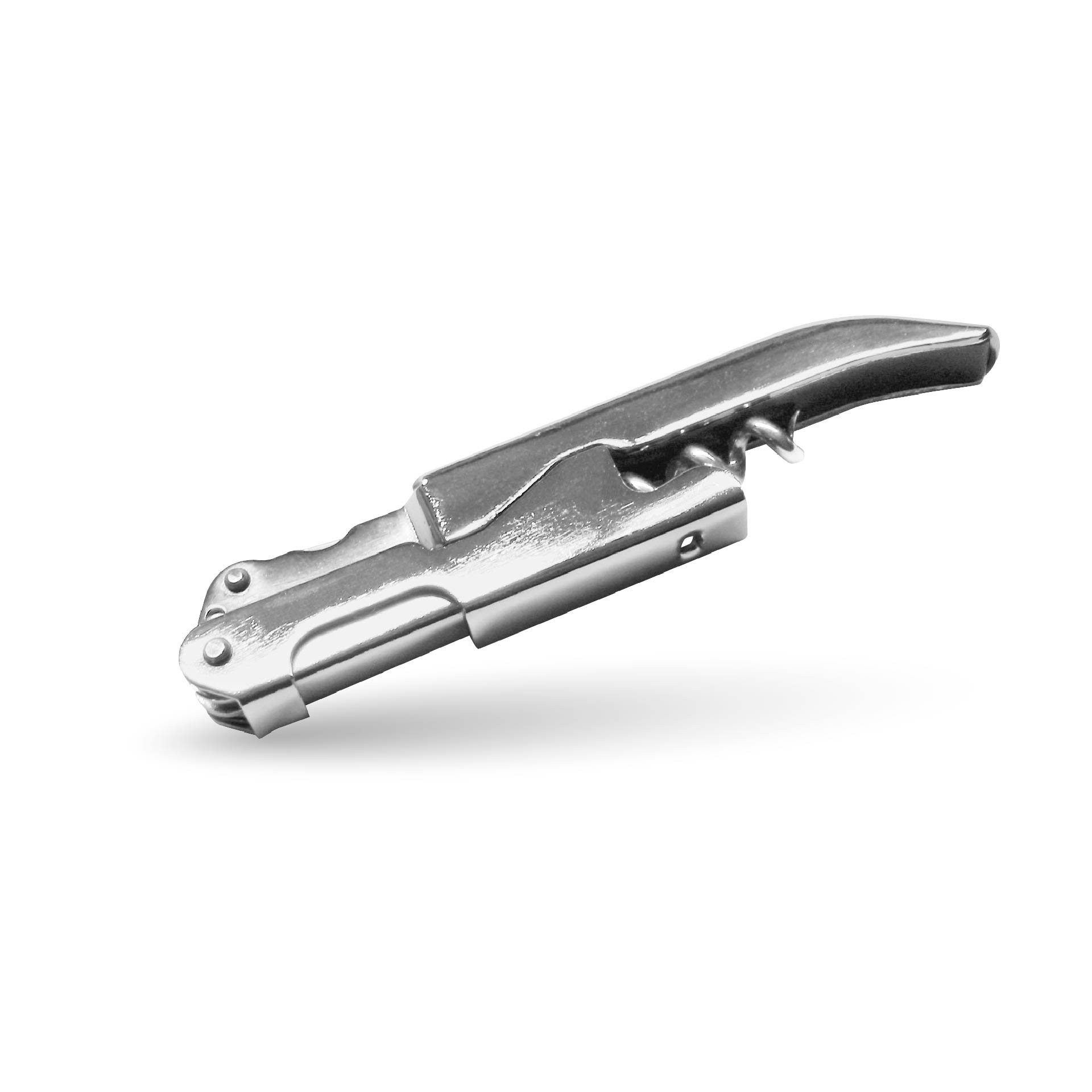 FACKELMANN Korkenzieher Kellnerkorkenzieher, Flaschenöffner, Double-Pull System