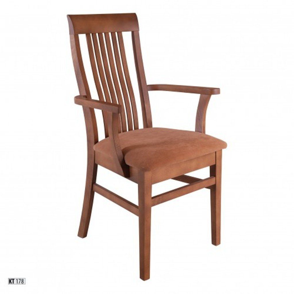 JVmoebel Armlehnstuhl, Stühle Stuhl Lehnstuhl Textil Massiv Holz Leder Lounge Massive Sessel Polster