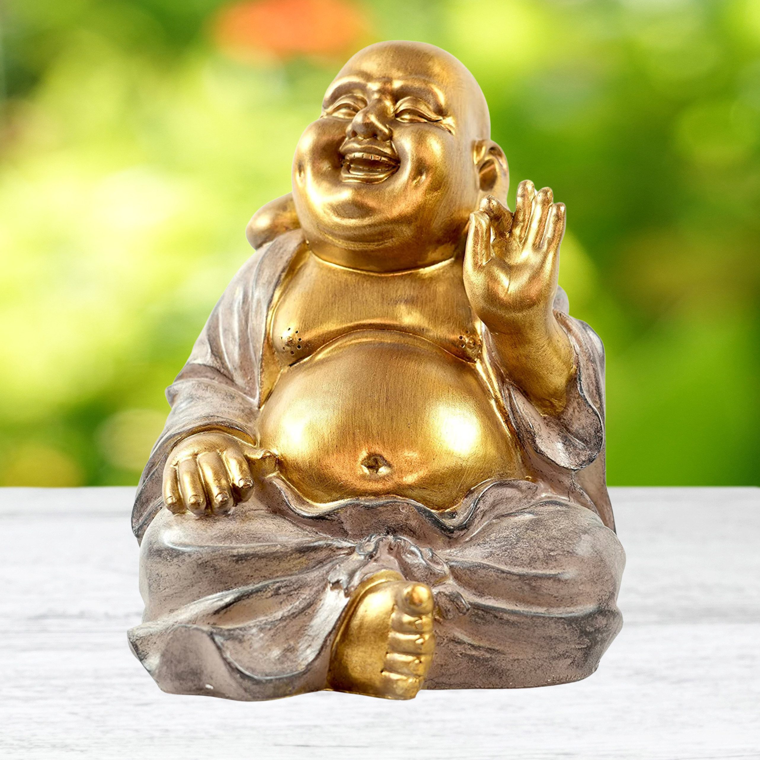 MF Buddhafigur XXL Lachende Buddha Figur günstig online kaufen