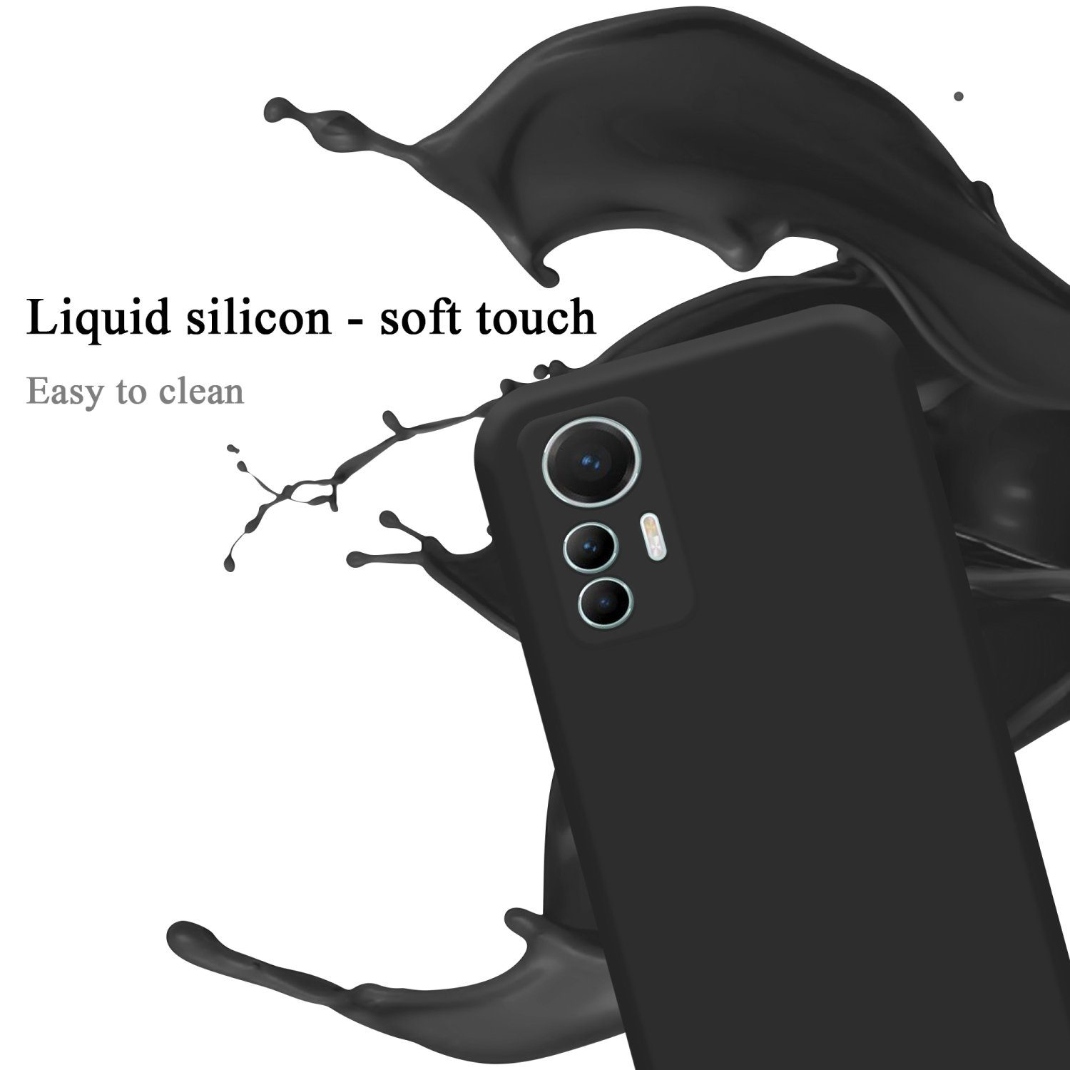 Cadorabo Handyhülle für Xiaomi 12 LITE Hülle Xiaomi 12 LITE, Flexible Hülle TPU Silikon Schutzhülle Back Cover Case