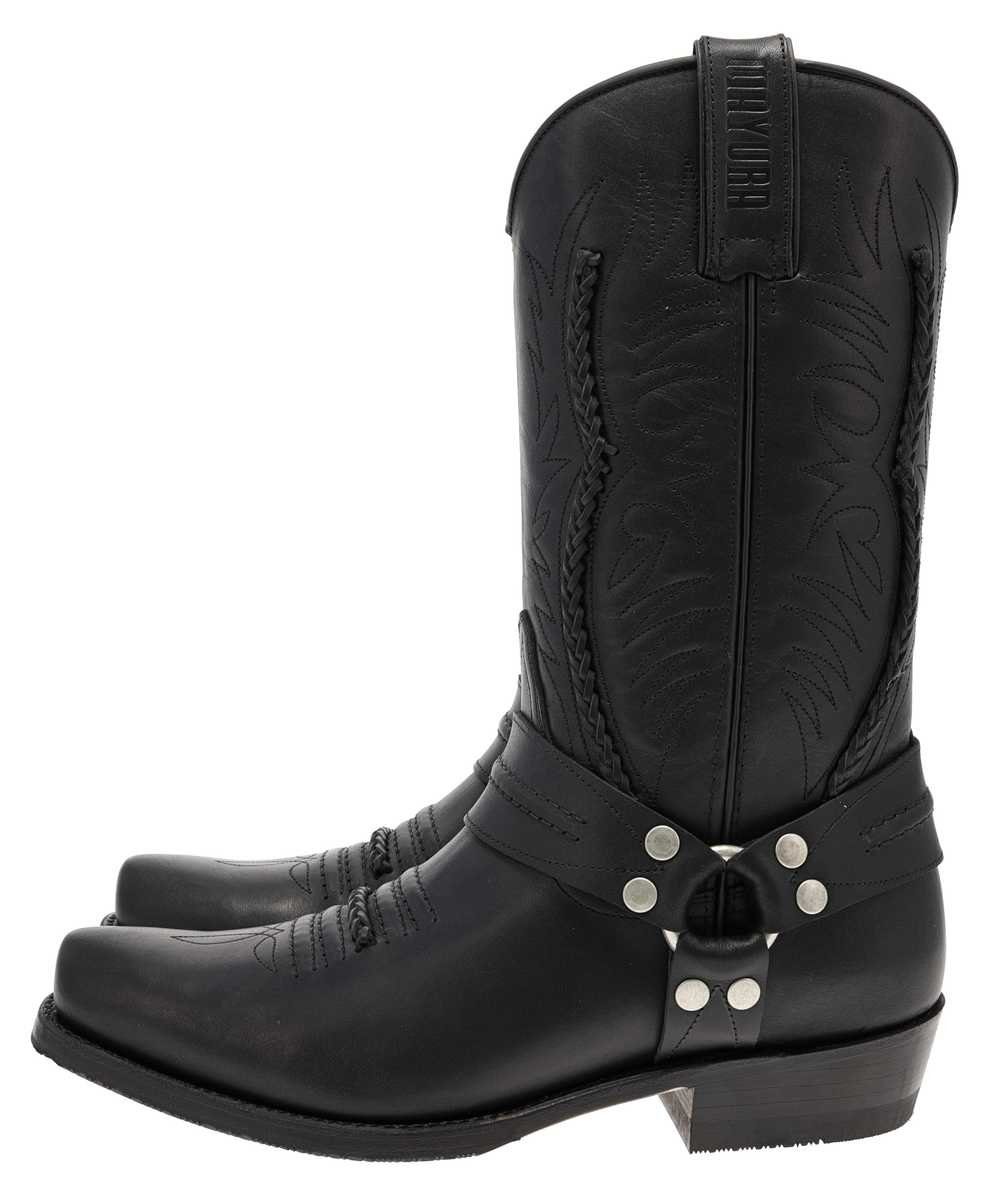 Mayura Boots MB007 Bikerstiefel Schwarz Cowboystiefel günstig online kaufen