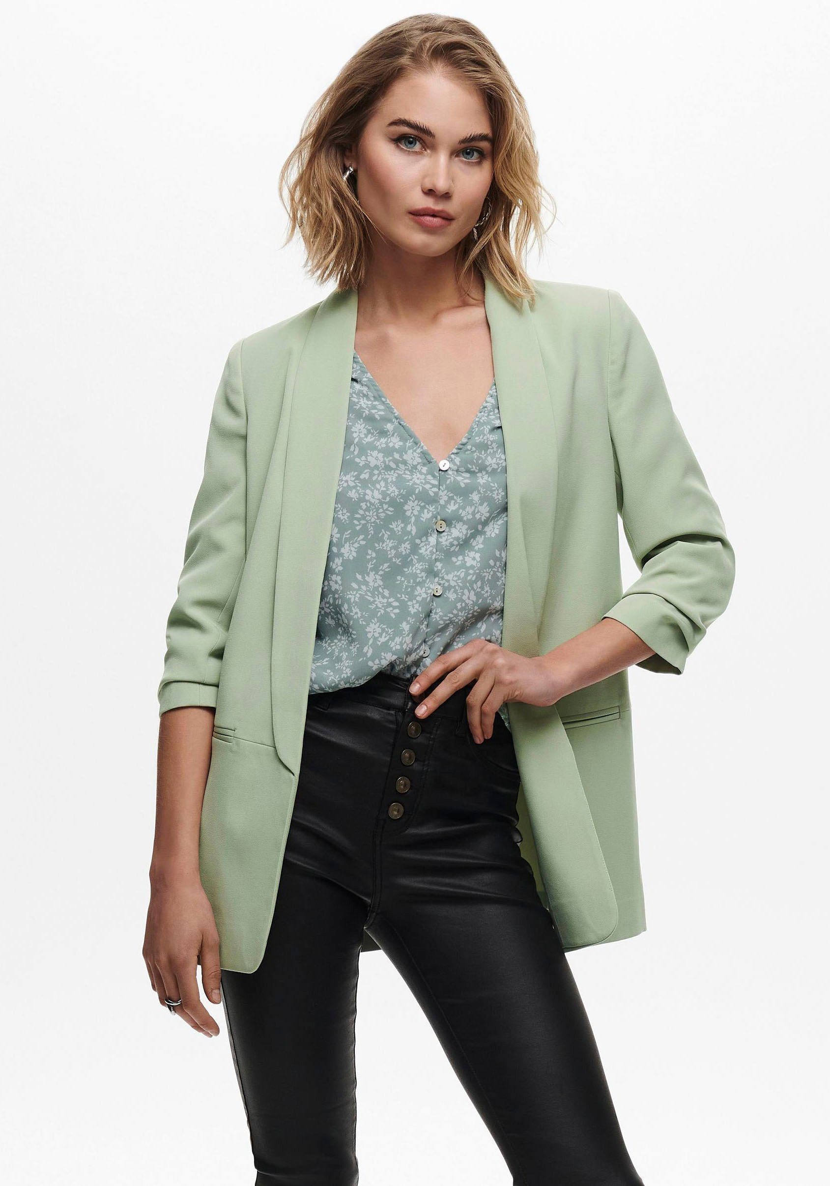 ONLY Kurzblazer Desert LIFE NOOS 3/4 Sage 3/4 Ärmel ONLELLY TLR mit BLAZER