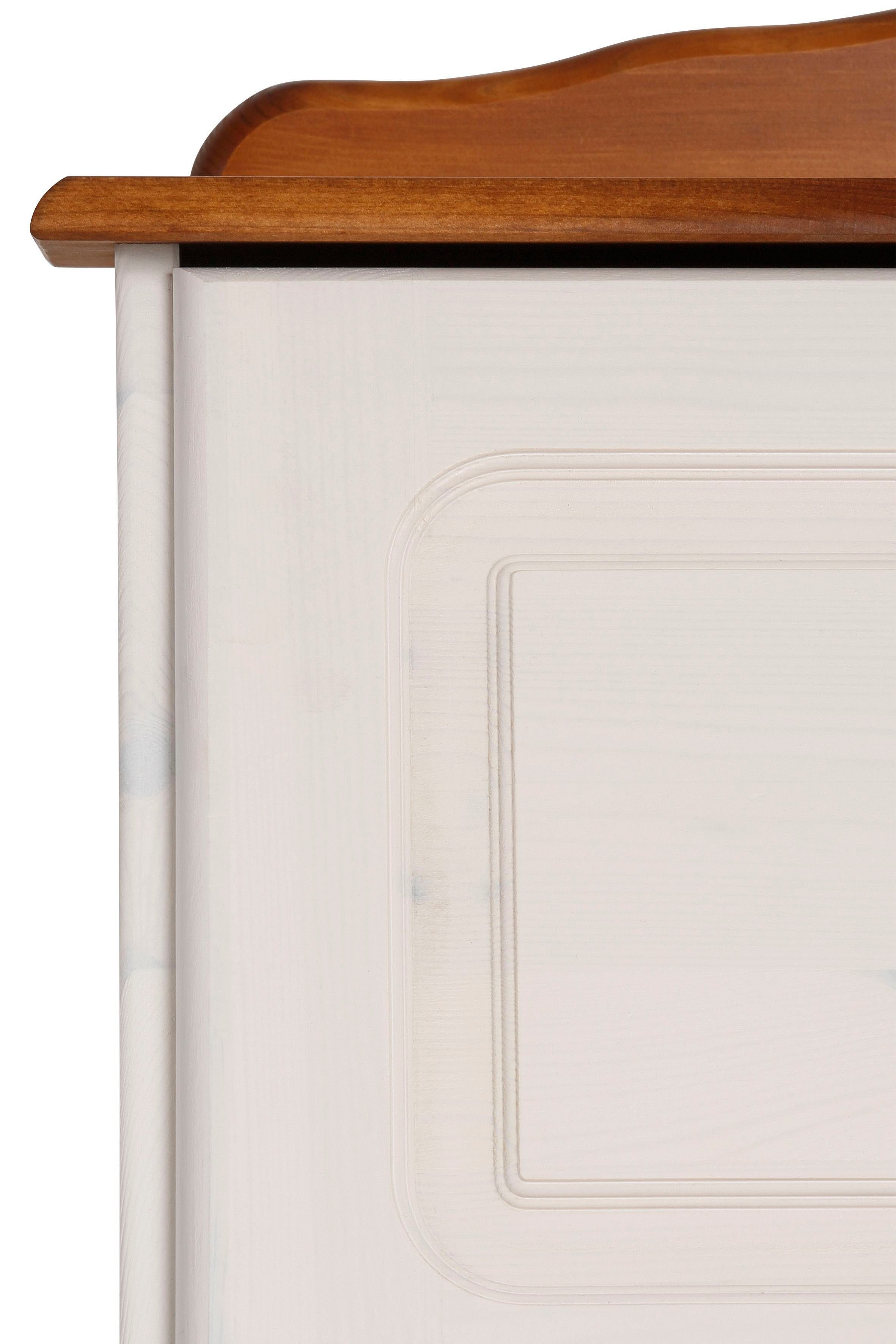 OTTO home Sekretär Mette, Schreibtisch im Landhausstil, aus Massivholz, Breite 82 cm