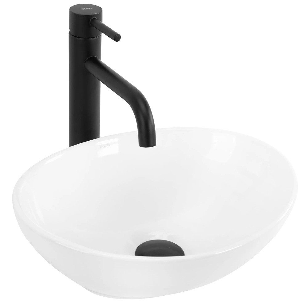 wohnwerk.idee Aufsatzwaschbecken Waschbecken Keramik Weiß Klein günstig online kaufen