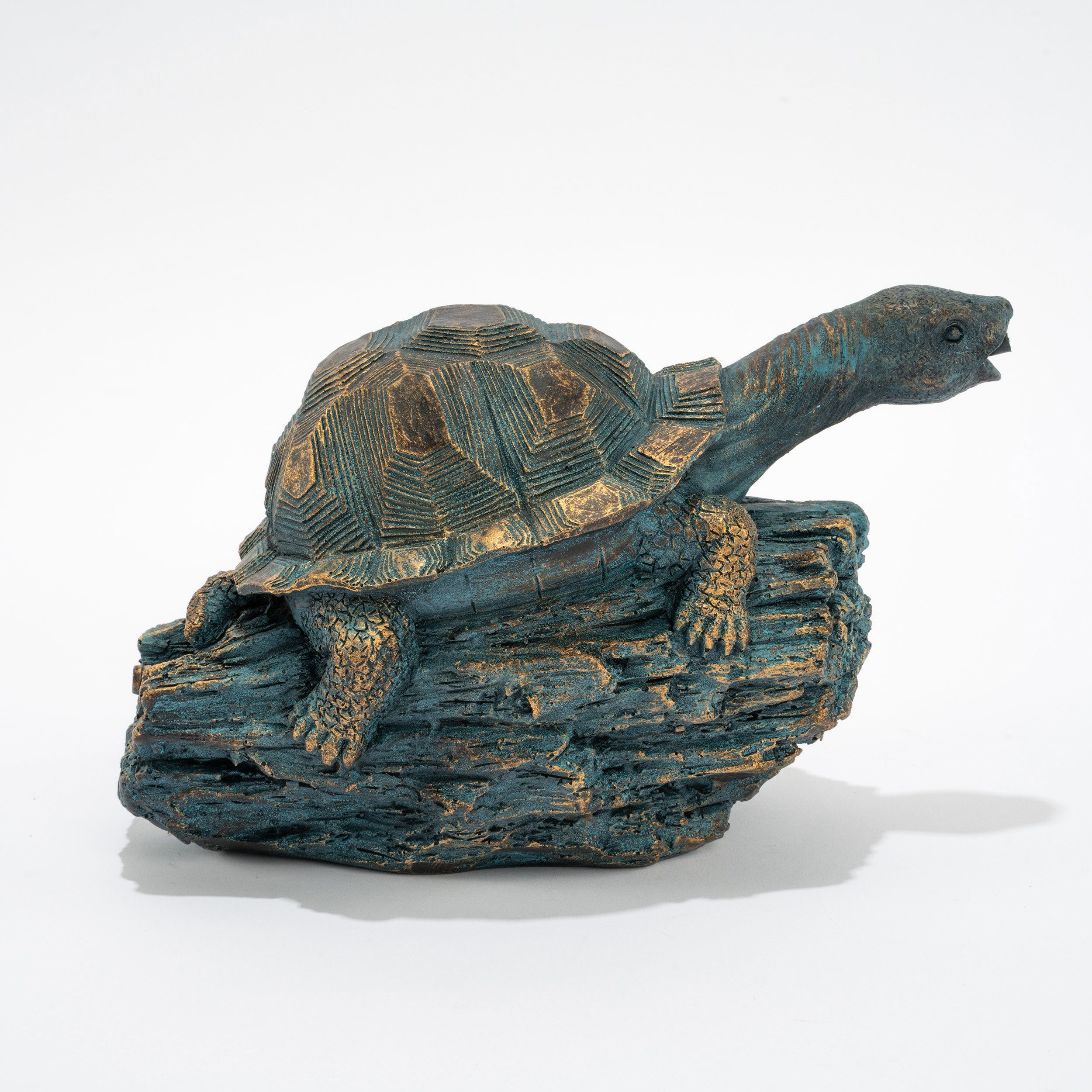 esotec Wasserspeier Solar Teichfigur Komplettset Schildröte Marlis H=18cm Polyresin 101680