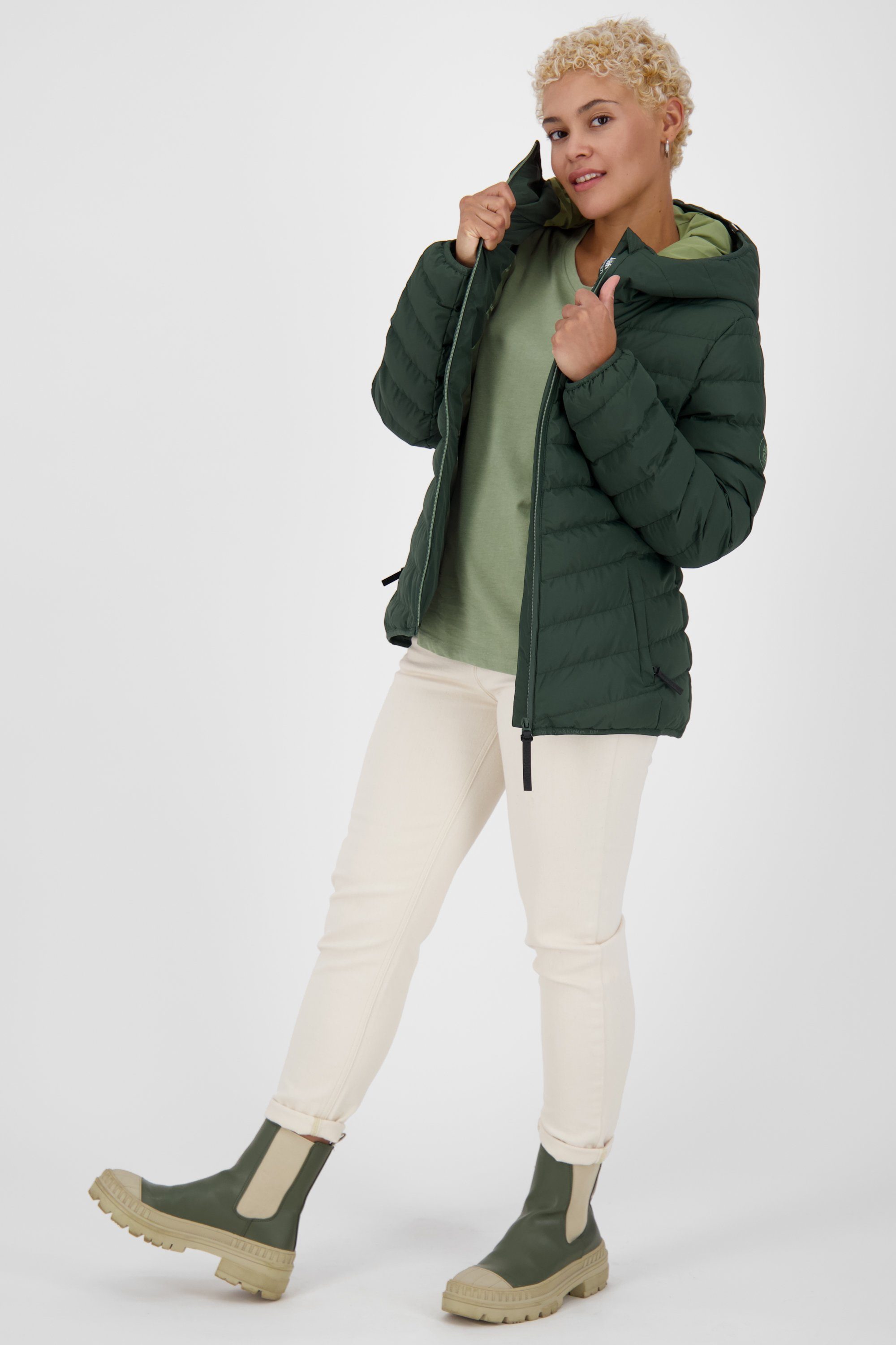 Jacket Kickin dark forest & Winterjacke Winterjacke, gefütterte Damen A Alife RabeaAK Jacke