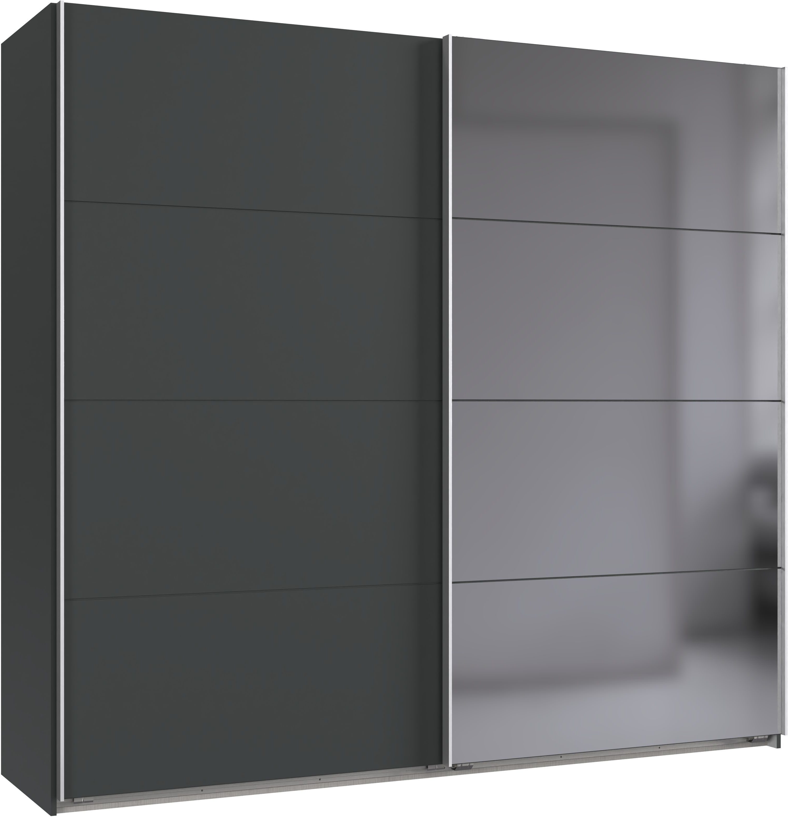 Wimex Schwebetürenschrank Ernie Kleiderschrank mit Spiegel, Made in Germany (Wähle aus verschiedenen Größen deinen perfekten Stauraum) Schlafzimmerschrank in verschiedenen Breiten