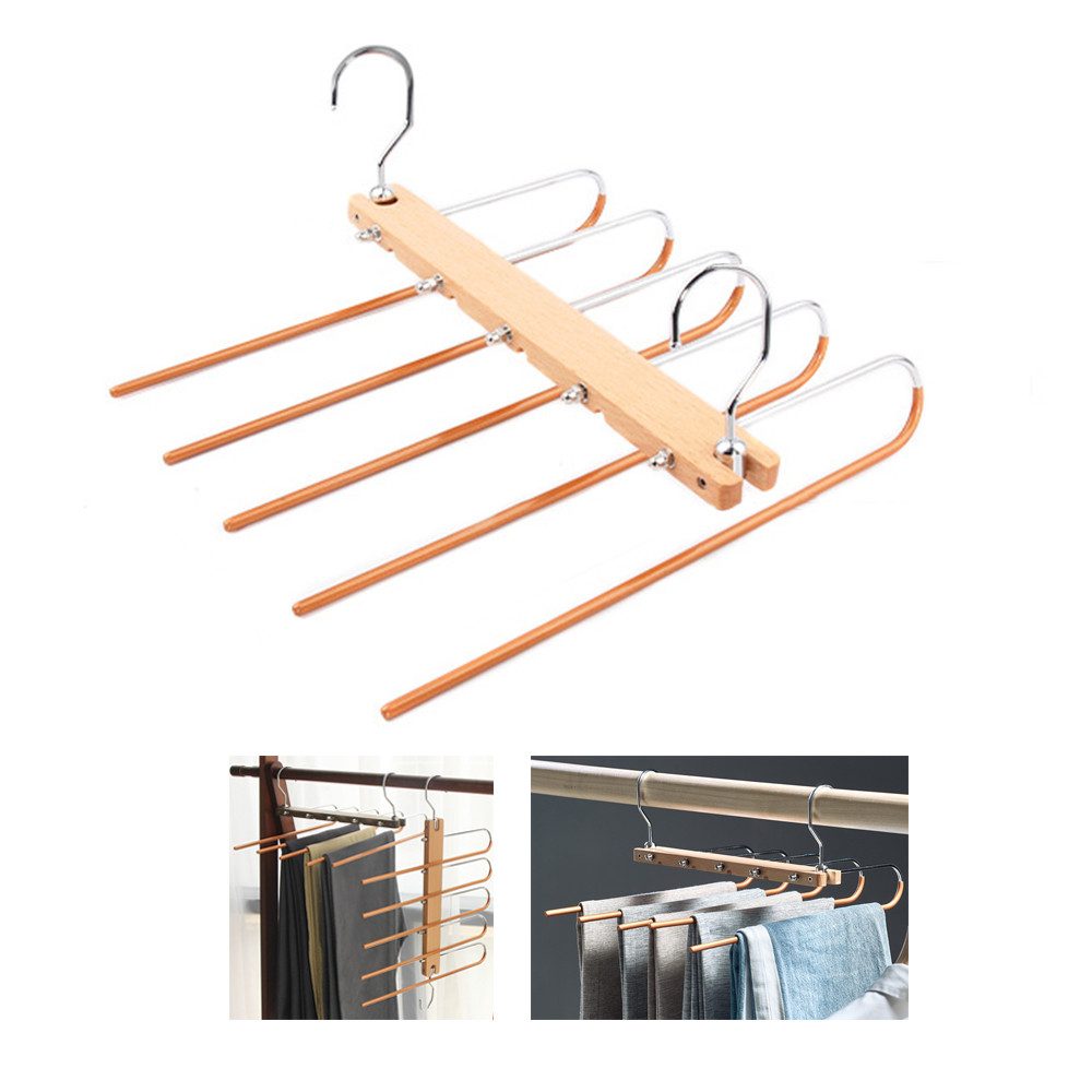 Happy Home Kleiderständer Hosenständer Platzsparend Ausziehbar Faltbare Mul günstig online kaufen