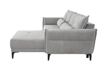 JOB Sofa Polsterecke R/L, TEWES, Grau, B 251 cm, T 179 cm