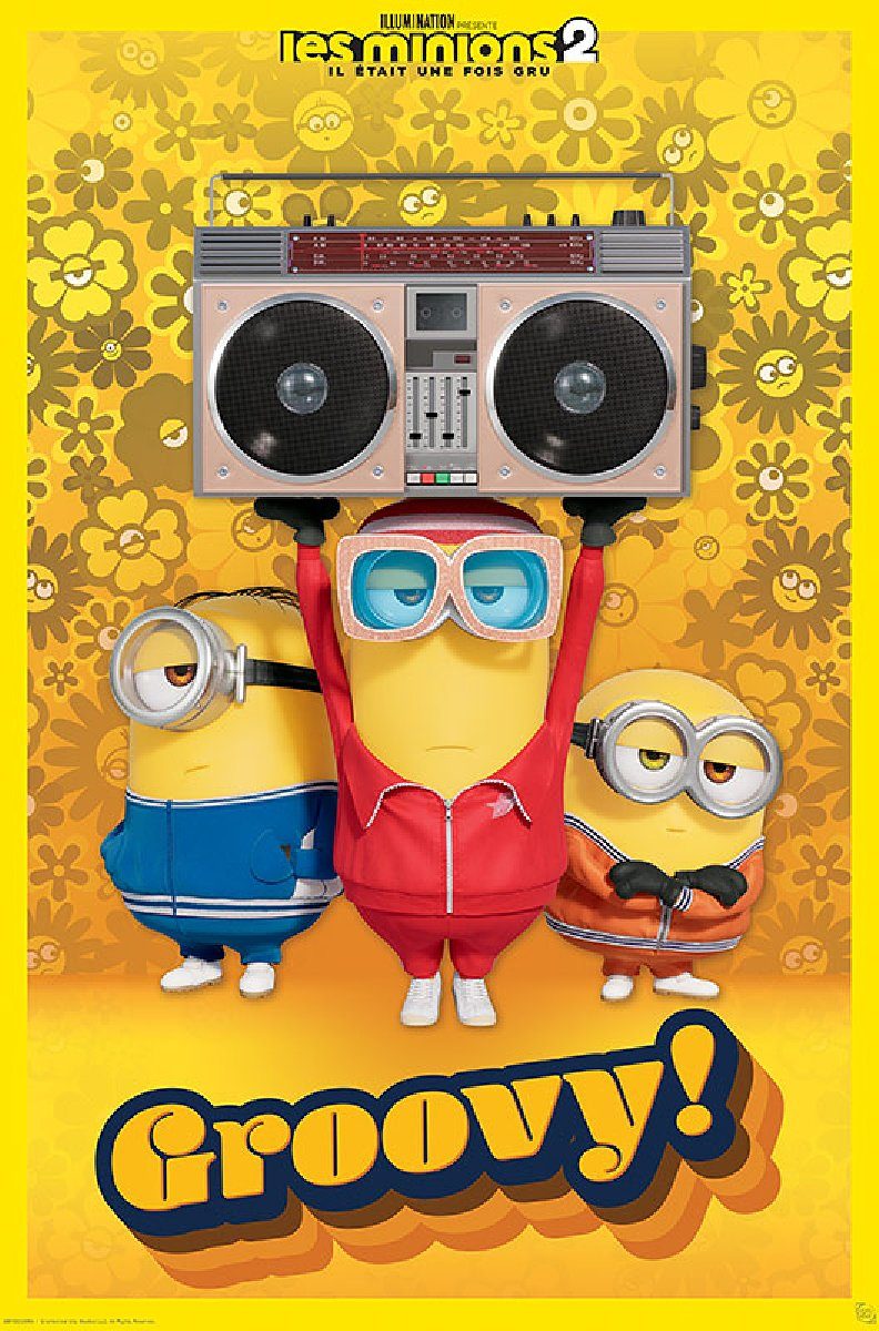 GB eye Poster Minions 2 Poster Groovy! 61 x 91,5 cm | Poster