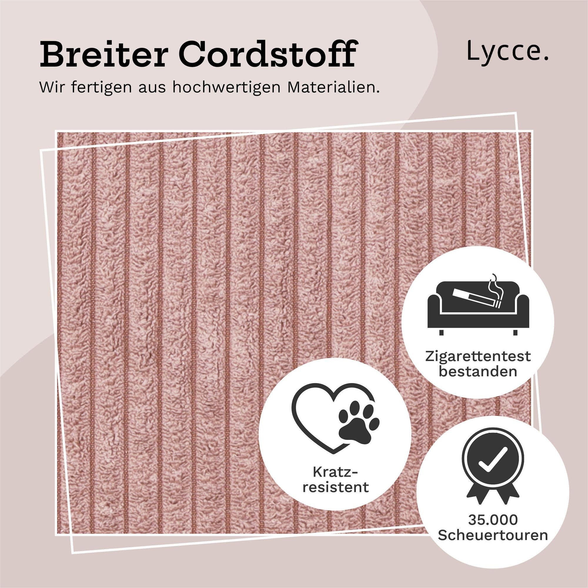Lycce Wäschekorb Lycce Wäschekorb Cord – faltbar, waschbar & perfekt für Nischen – Bild 5 von 5