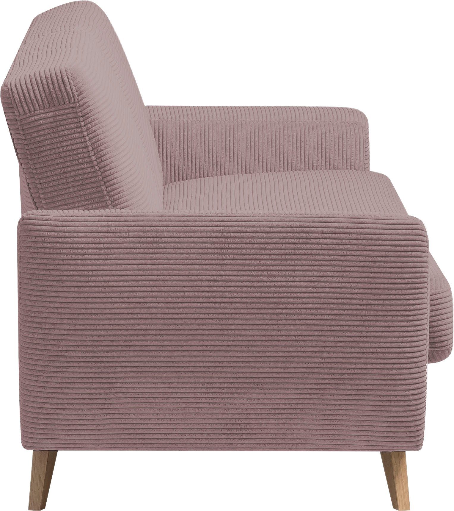 exxpo - sofa rose Inklusive Bettfunktion Bettkasten old und 3-Sitzer fashion Samso