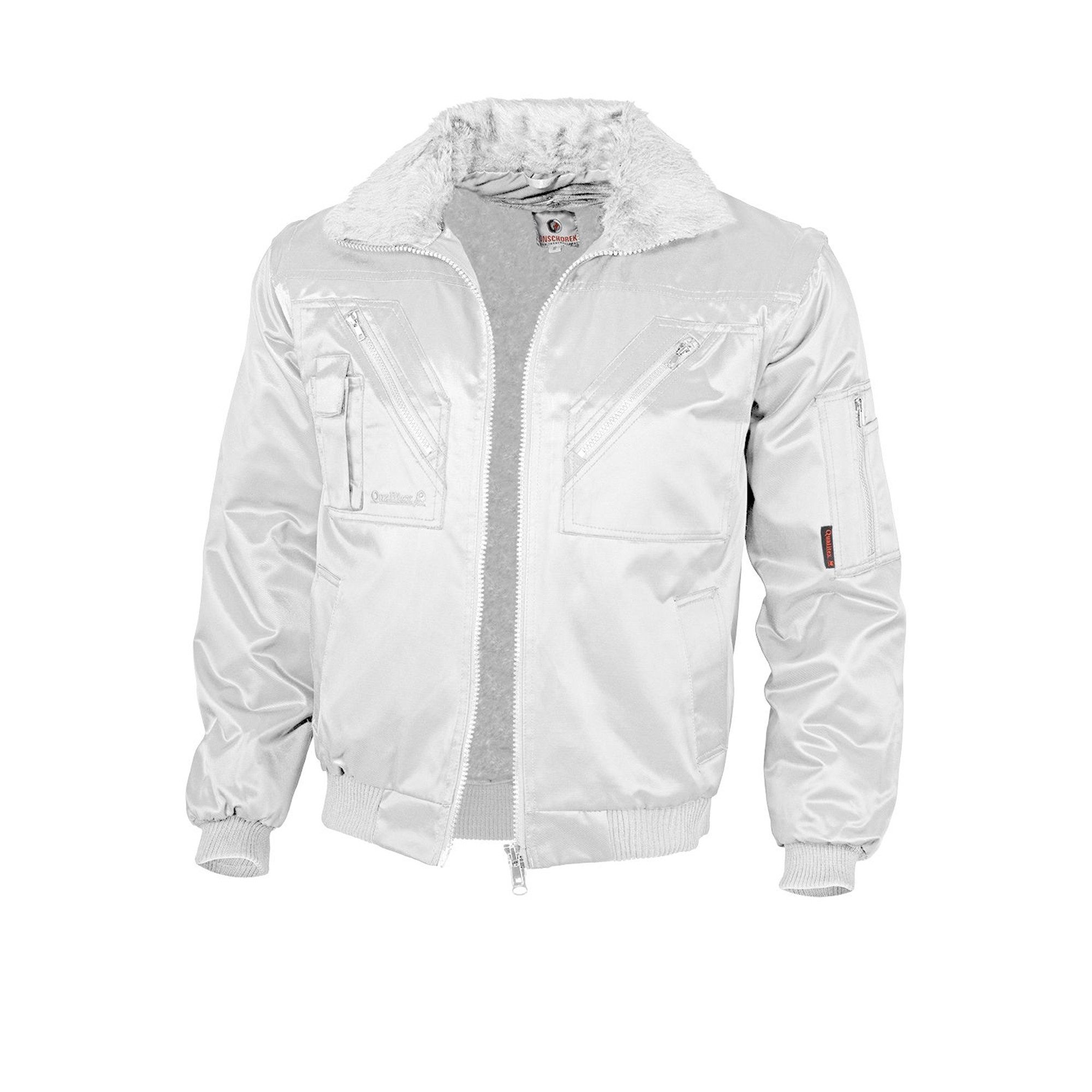 Pilotenjacke Arbeitsjacke Herren 4-in-1 Pilotenjacke mit abtrennbaren Ärmeln