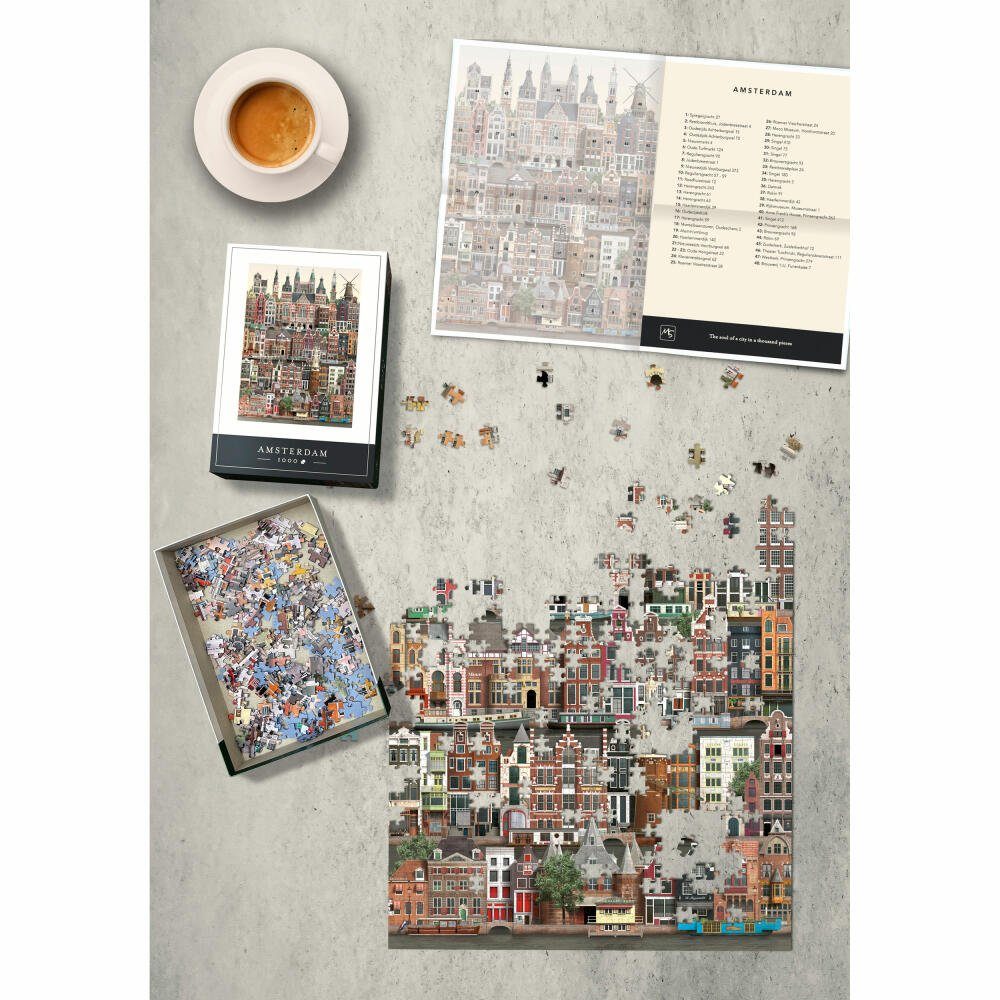 Martin Schwartz Puzzle Amsterdam, 1000 Puzzleteile