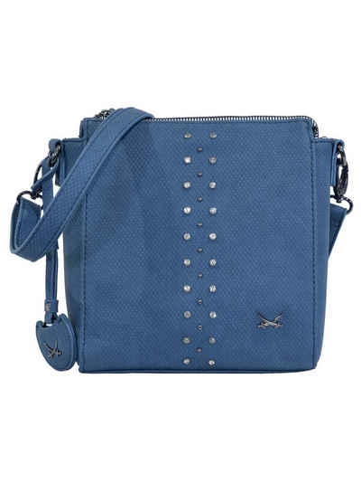 Sansibar Umhängetasche SANSIBAR-Damen Crossover Bag 20x22x8 003 - midnight-blue