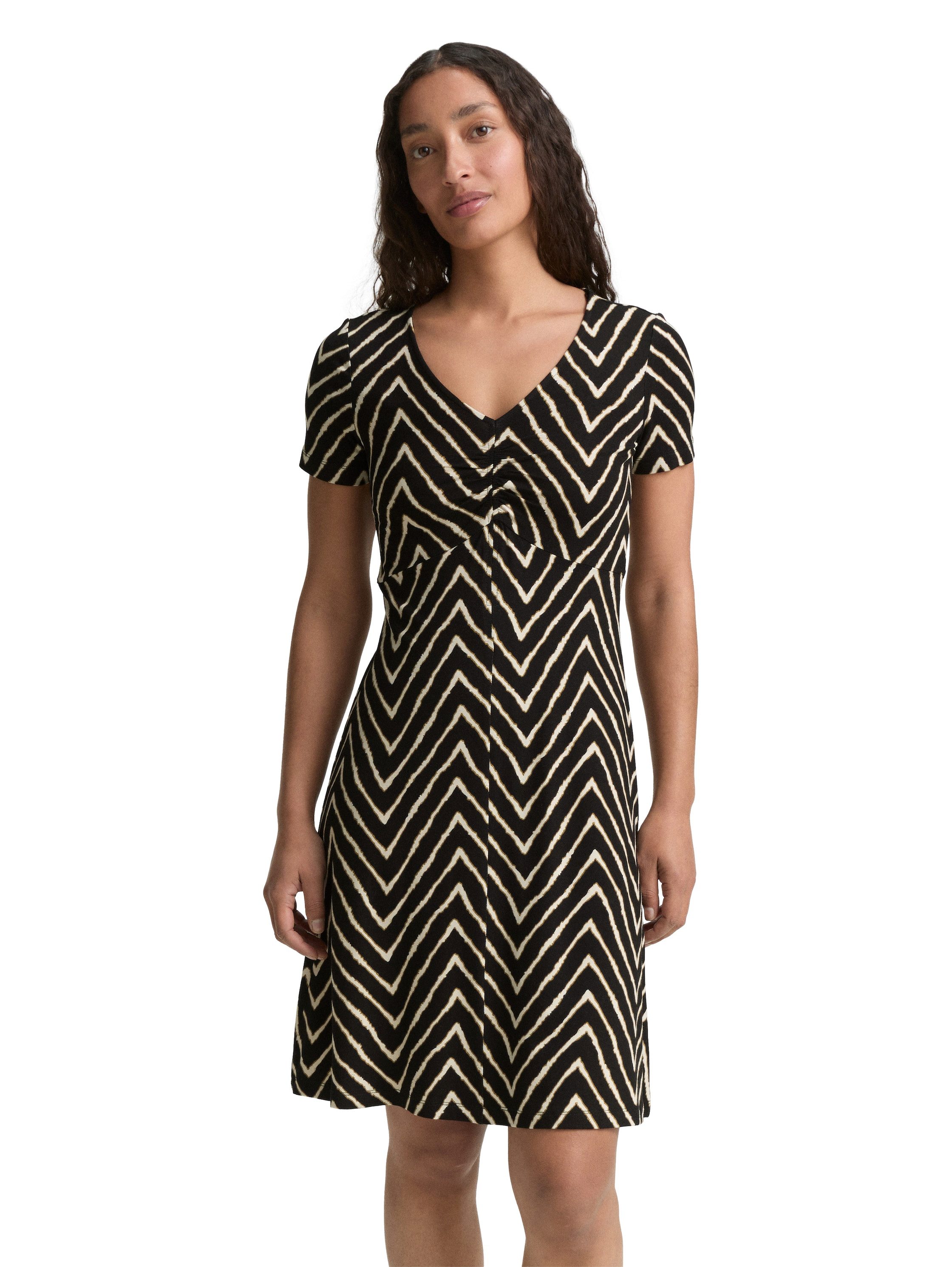 TOM TAILOR Sommerkleid mit All-Over Print günstig online kaufen