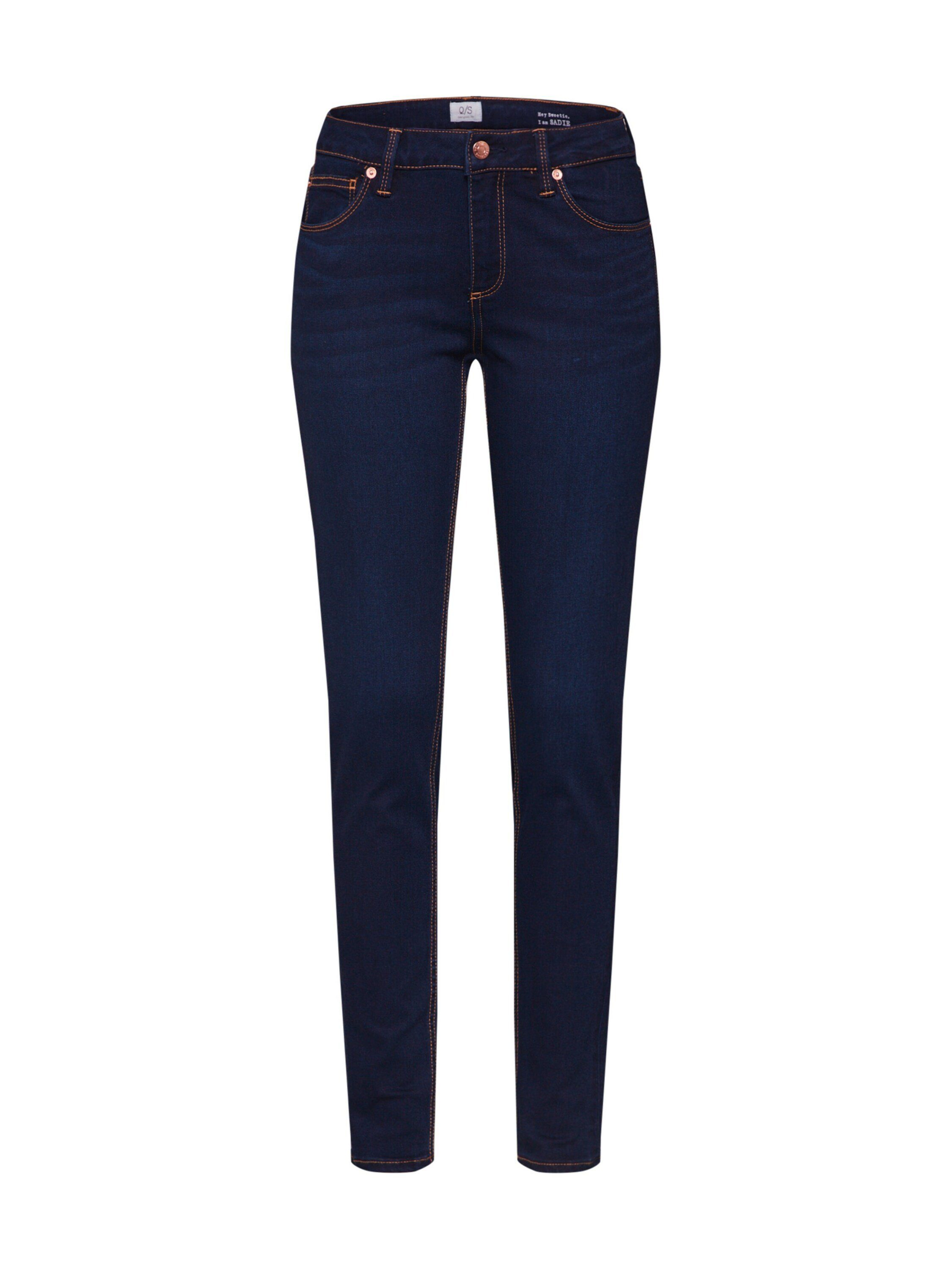 QS Skinny-fit-Jeans (1-tlg) Weiteres Detail, Plain/ohne Details 58Z6 dark blue