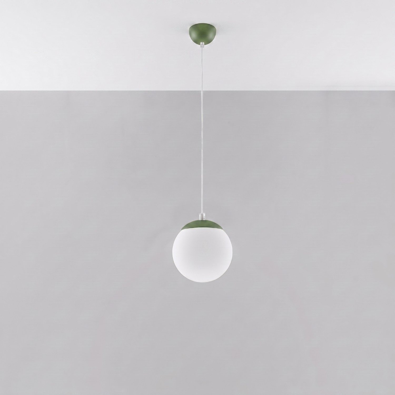 SOLLUX lighting Hängeleuchte Pendelleuchte UGO 20 olivgrün, Nicht enthalten
