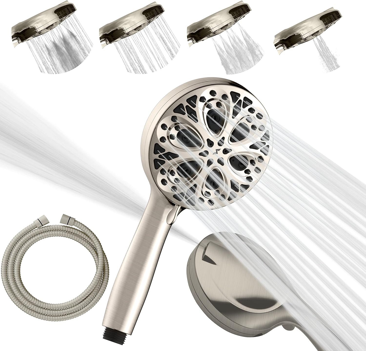 sparkpod Duschbrause Premium 10-Strahl Hochdruck Handbrause Duschkopf Edels günstig online kaufen