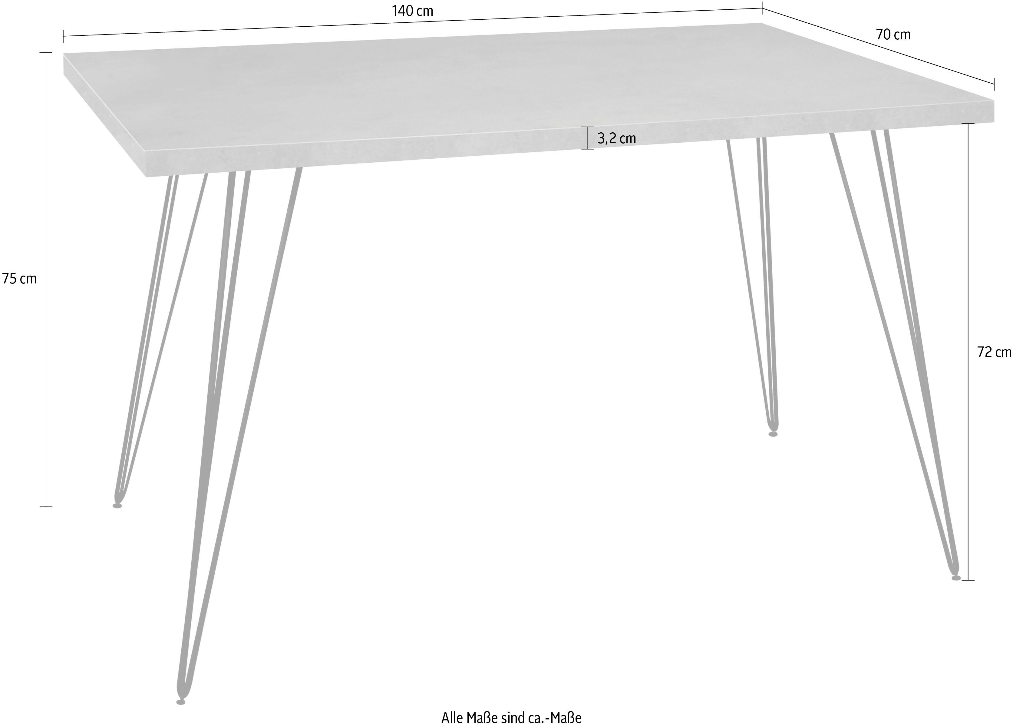 Mäusbacher Schreibtisch Big System Office, Breite 140 cm