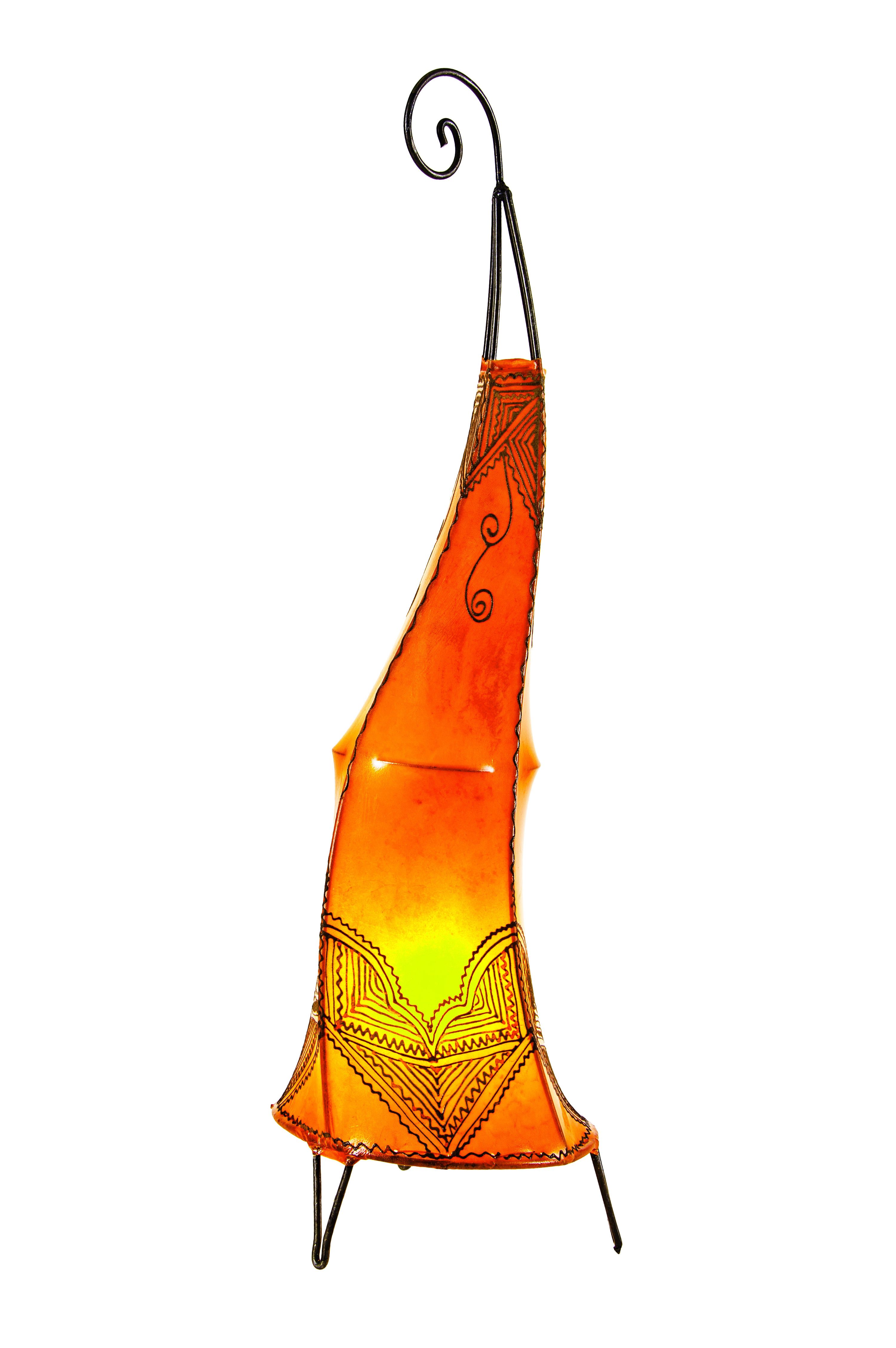 Marrakesch Orient & Mediterran Interior Stehlampe Orient stehlampe Arif orange 70cm, Handwäsche