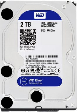 Western Digital Blue 2TB HDD WD20EZRZ 3,5 Zoll SATA3 5400RPM interne HDD-Festplatte
