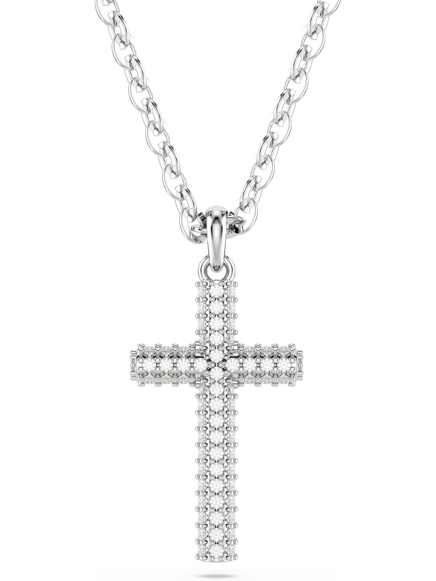 Swarovski Collier Swarovski Damen-Kette Metall Swarovski-Kristall – Bild 3 von 5