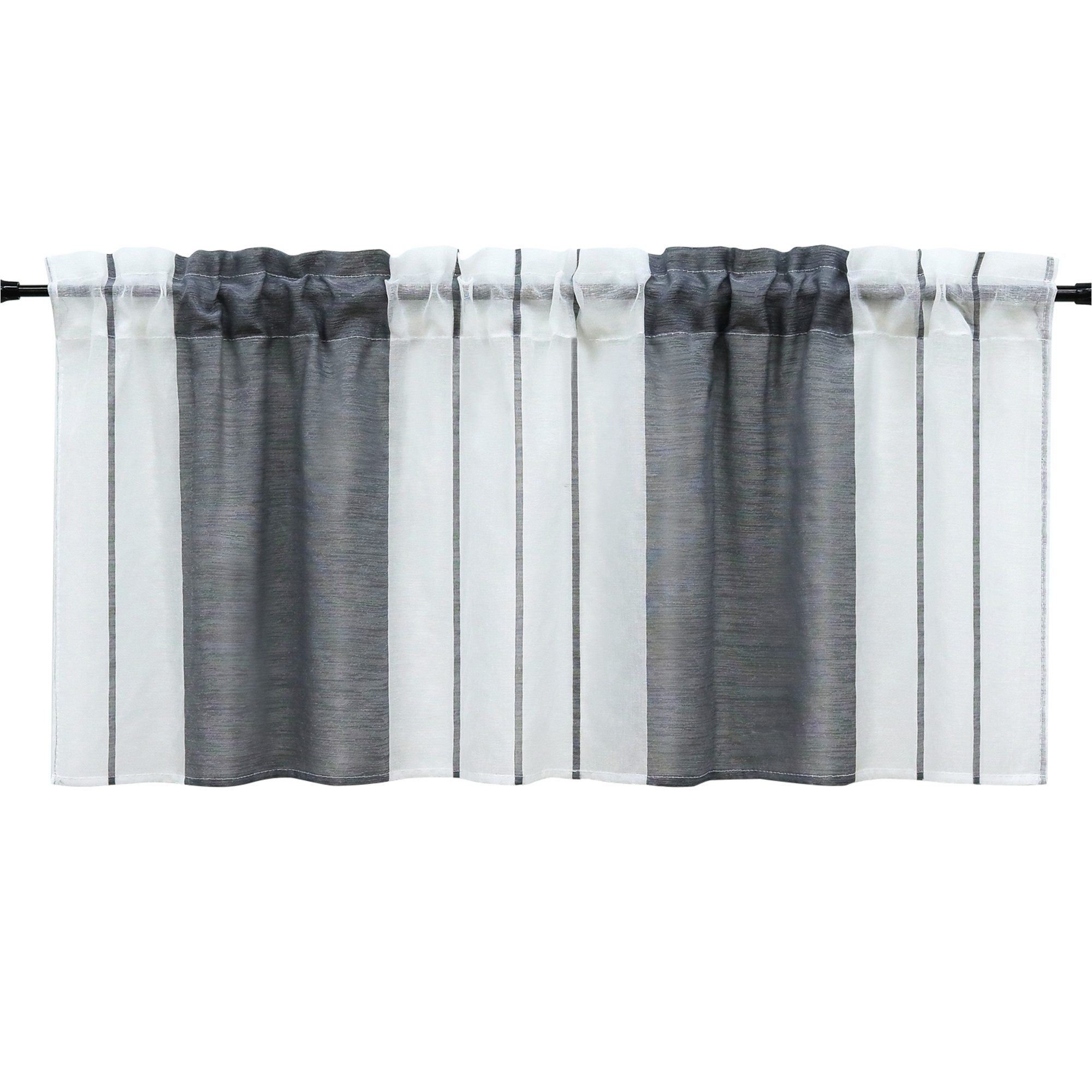 Joyswahl Scheibengardine, halbtransparent, mit Streifen-Dessinierung, Tunne günstig online kaufen