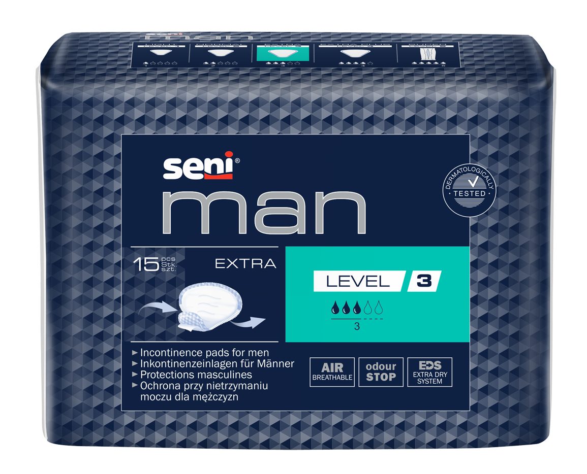 seni Inkontinenz-Einlage Seni Man Extra Level 3 16x 15 Stück, Level 3 Gr.