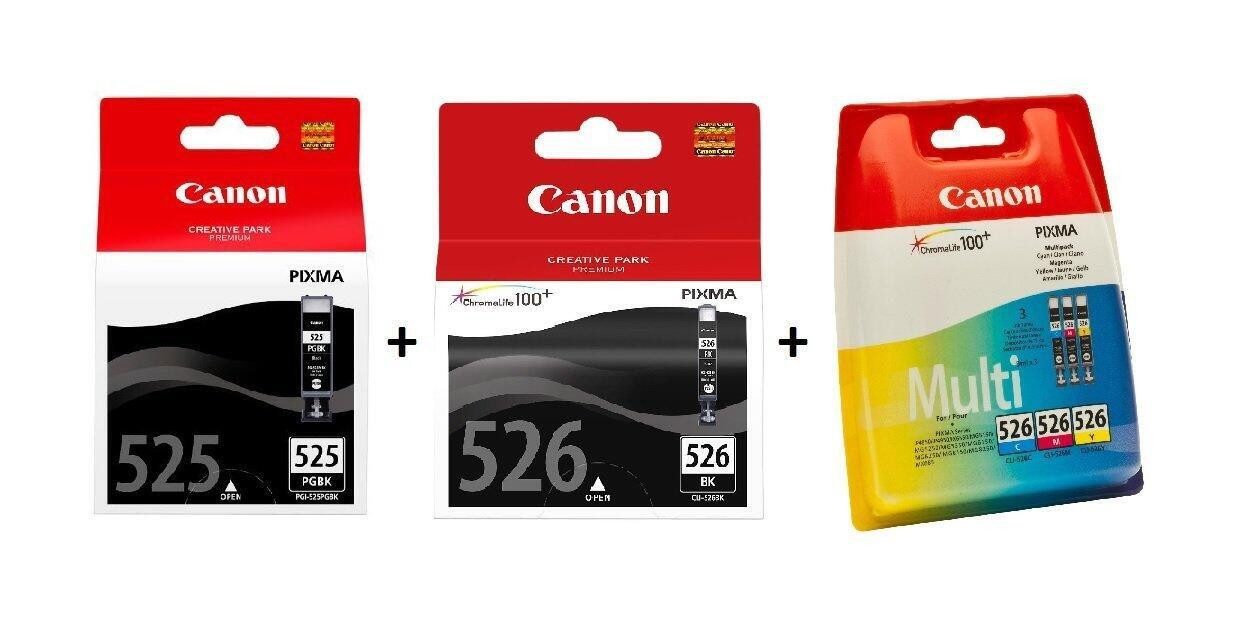 Canon Canon CLI-526 + PGI-525 Druckerpatronen 5er Multip Tintenpatrone