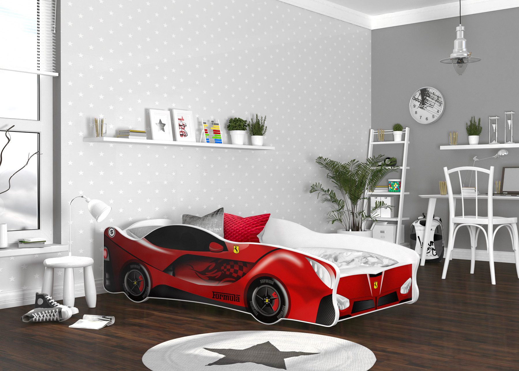 AJKmeble Autobett Kinderbett Jugendbett 80x160cm Gamerbett günstig online kaufen