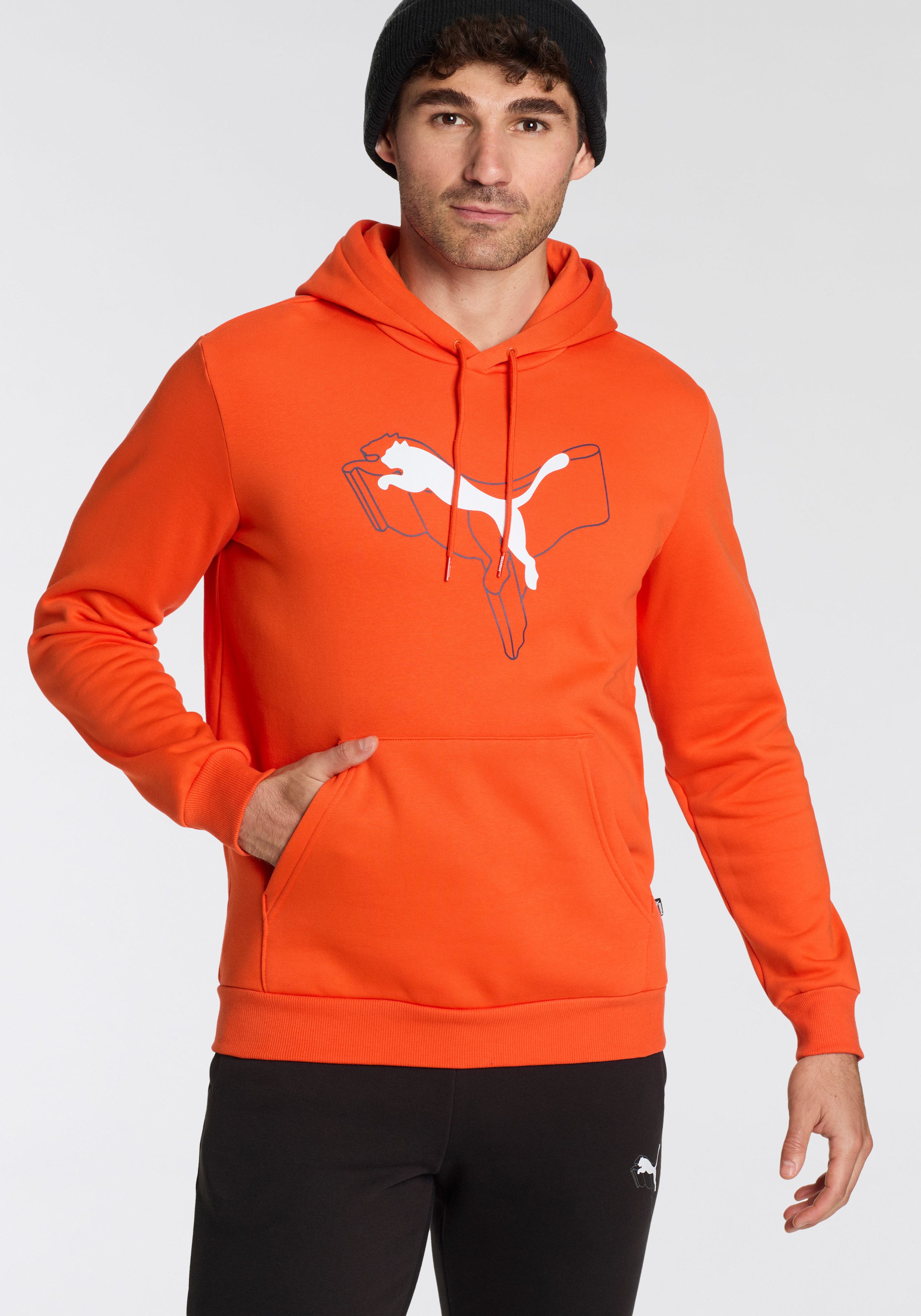 PUMA Kapuzensweatshirt ESS+ LOGO LAB CAT HOODIE FL