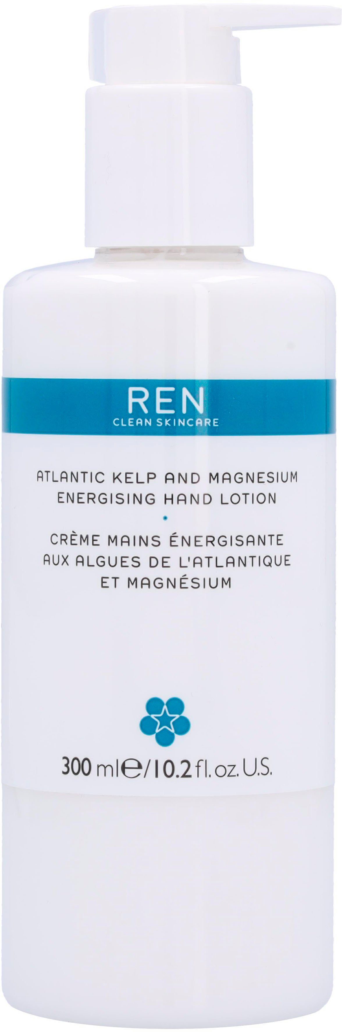 Clean Skincare Magnesium Handlotion And Kelp Lotion Ren Atlantic REN Hand Energising