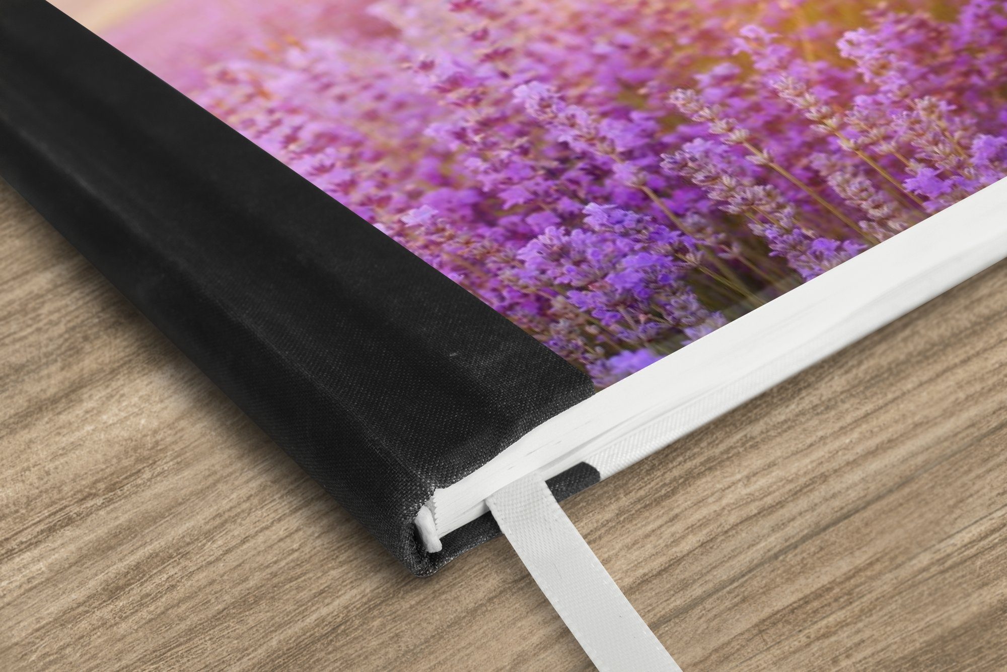 Thumbnail - MuchoWow Notizbuch Lavendel - Sonne - Himmel - Natur, Notebook, Notizblock a5, Tagebuch, Journal Liniert