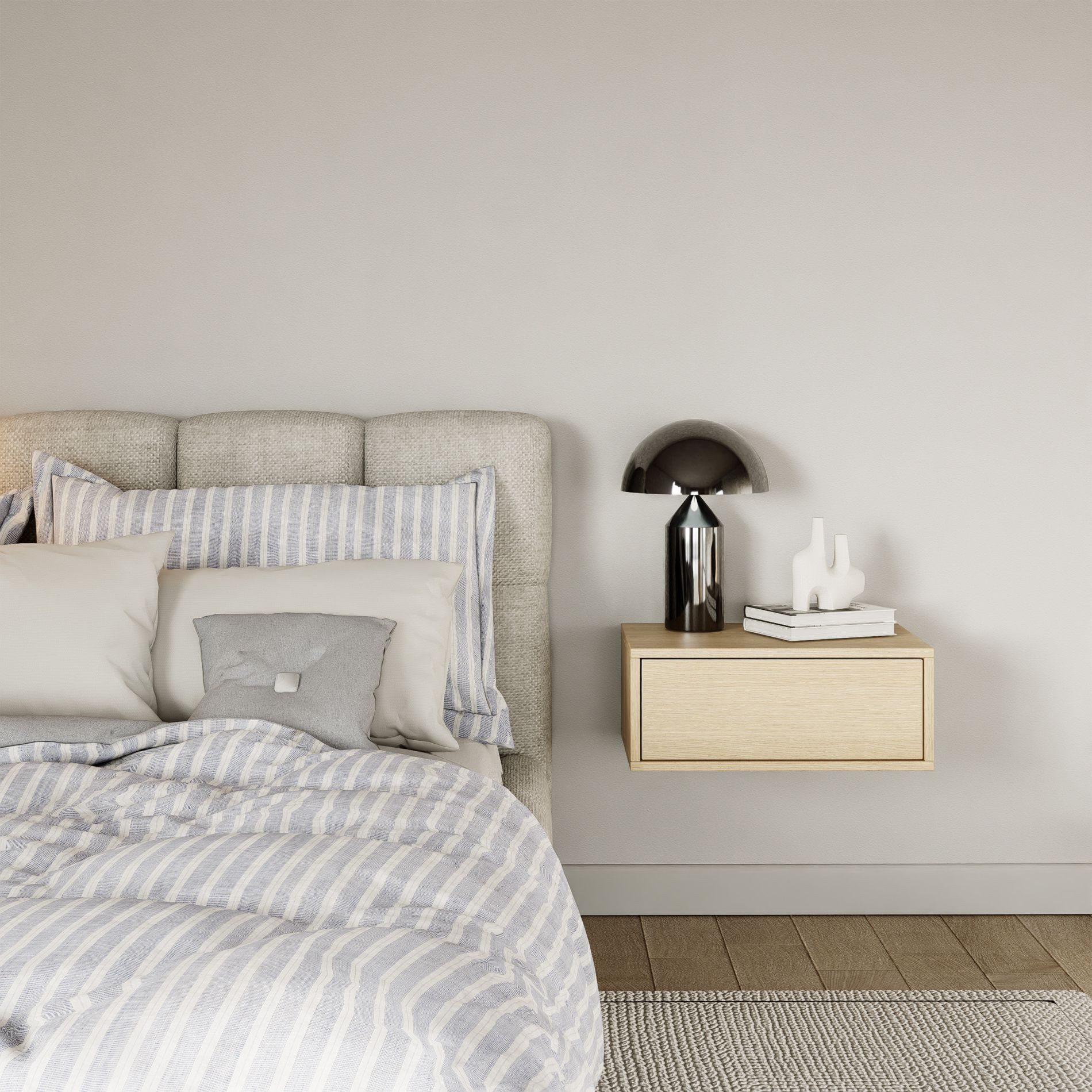 Selsey Nachttisch FRAMME, mit Schubladen, platzsparende günstig online kaufen