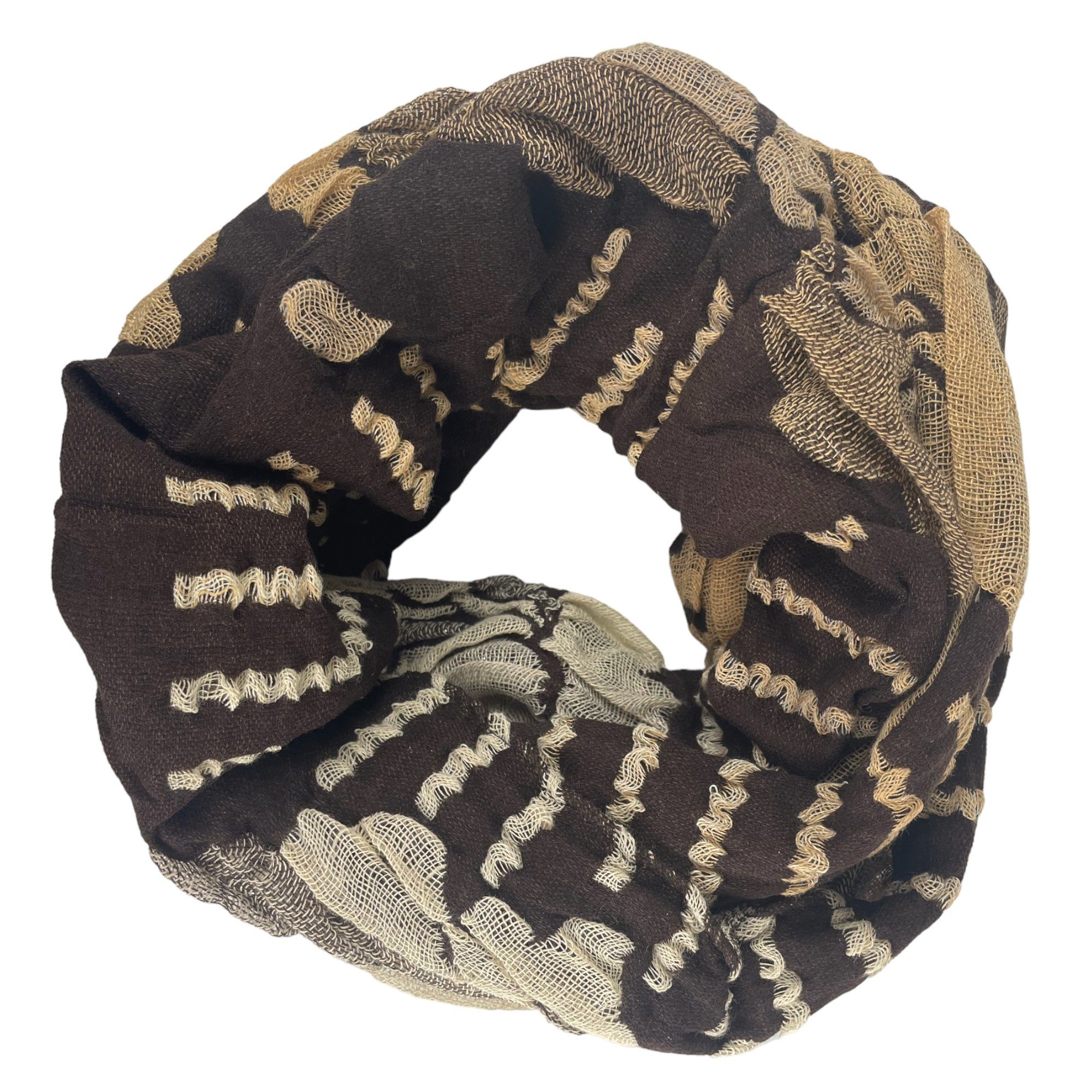 Taschen4life Modeschal Damen Schal Loop S76, 3D Effekt, Blumenmuster, Loops günstig online kaufen