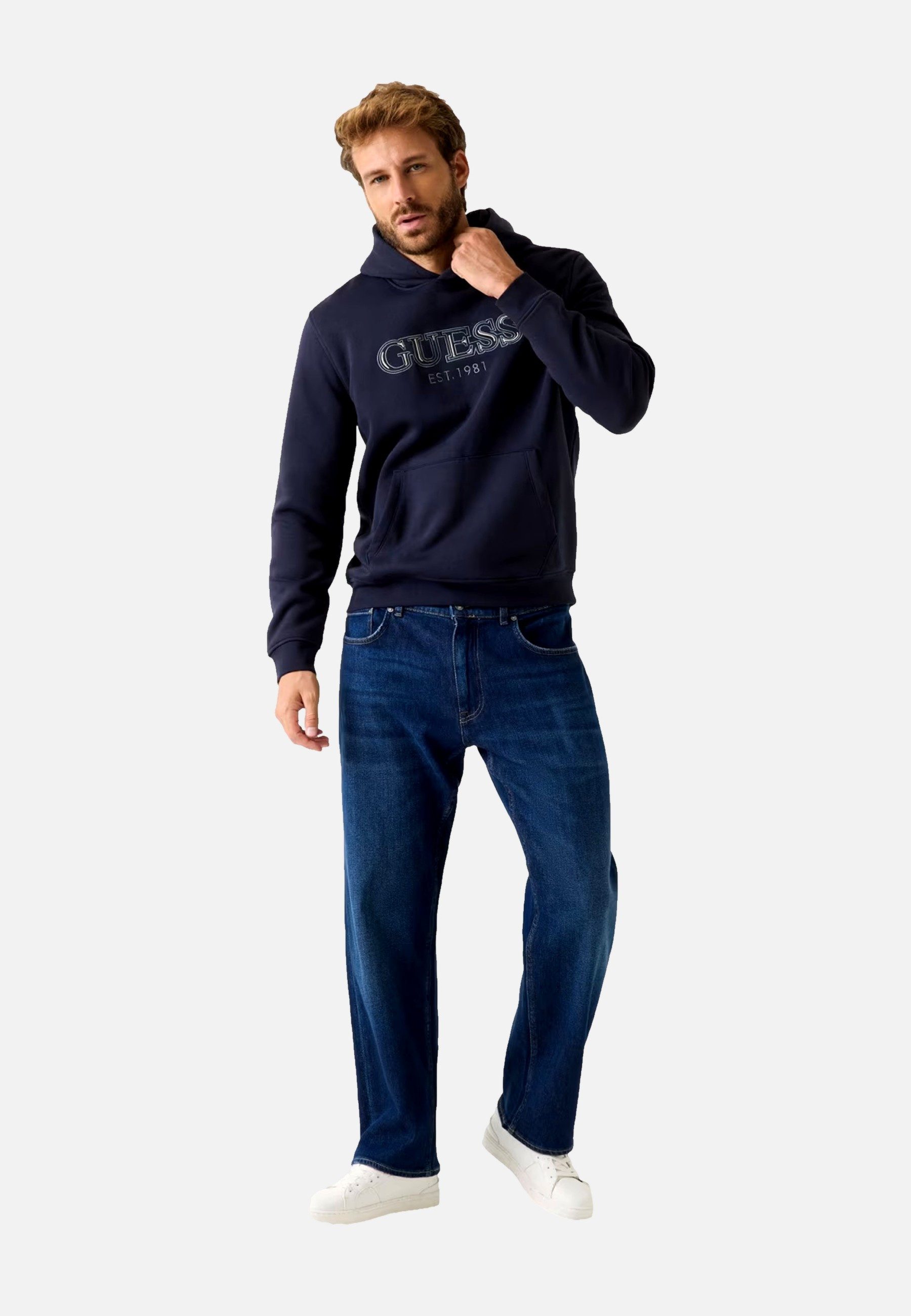 Guess Hoodie Kapuzensweatshirt Hoodie (1-tlg)