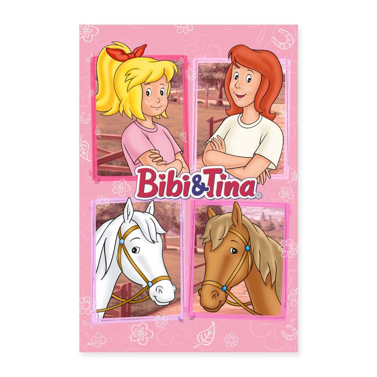 Poster Bibi und Tina Kachel Poster 40x60 cm
