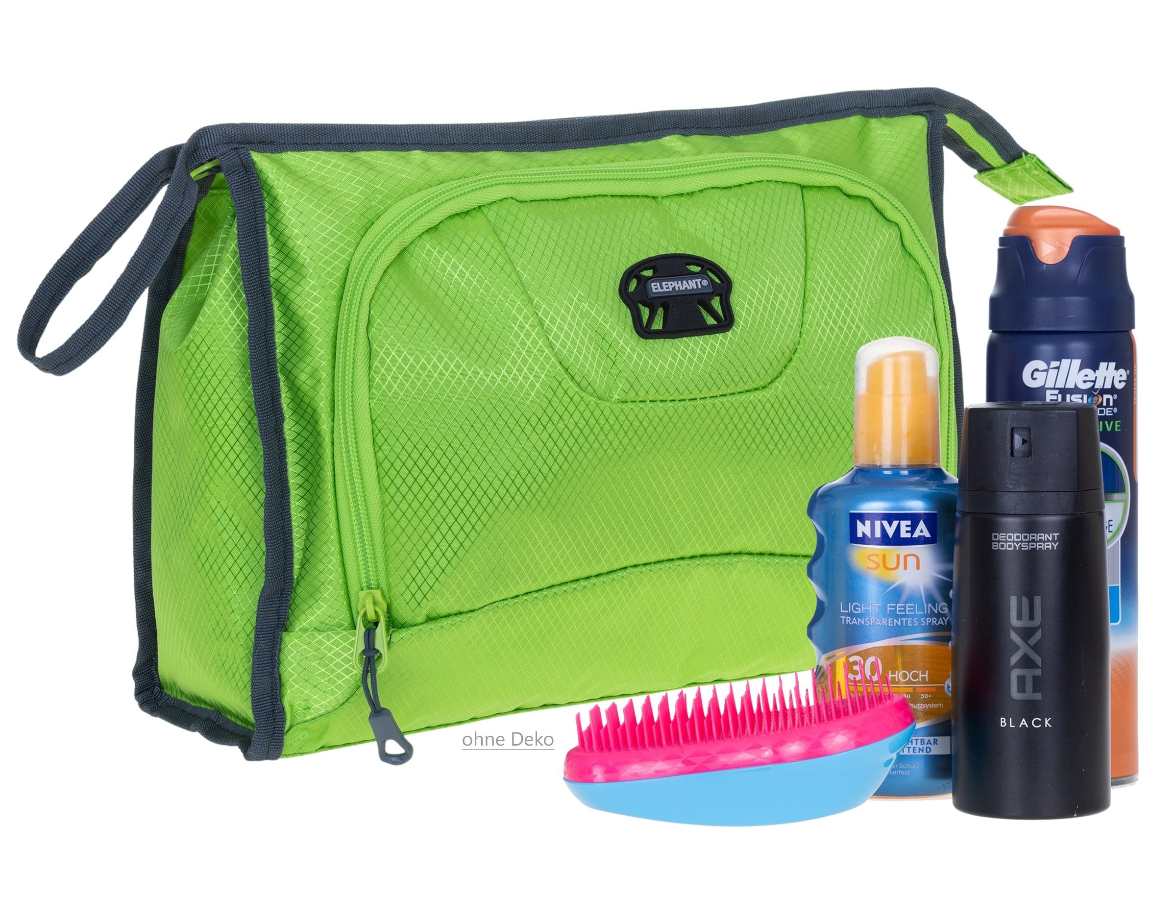 ELEPHANT Kulturbeutel Kulturtasche Trainer groß Kosmetiktasche, Washbag Reise Gepäck Beautycase Tasche